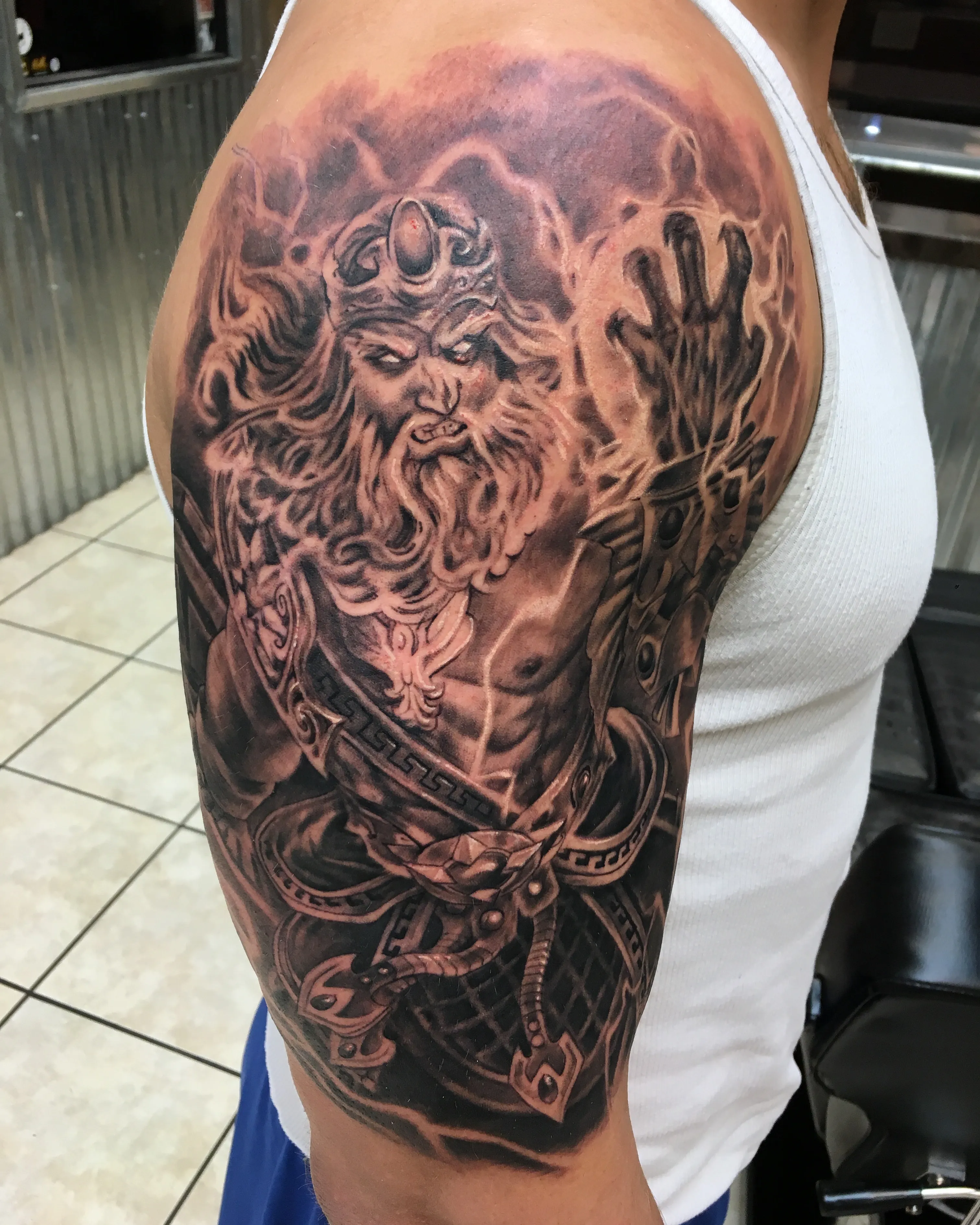 LARGE SCALE tattoo by Disciple Tattoo