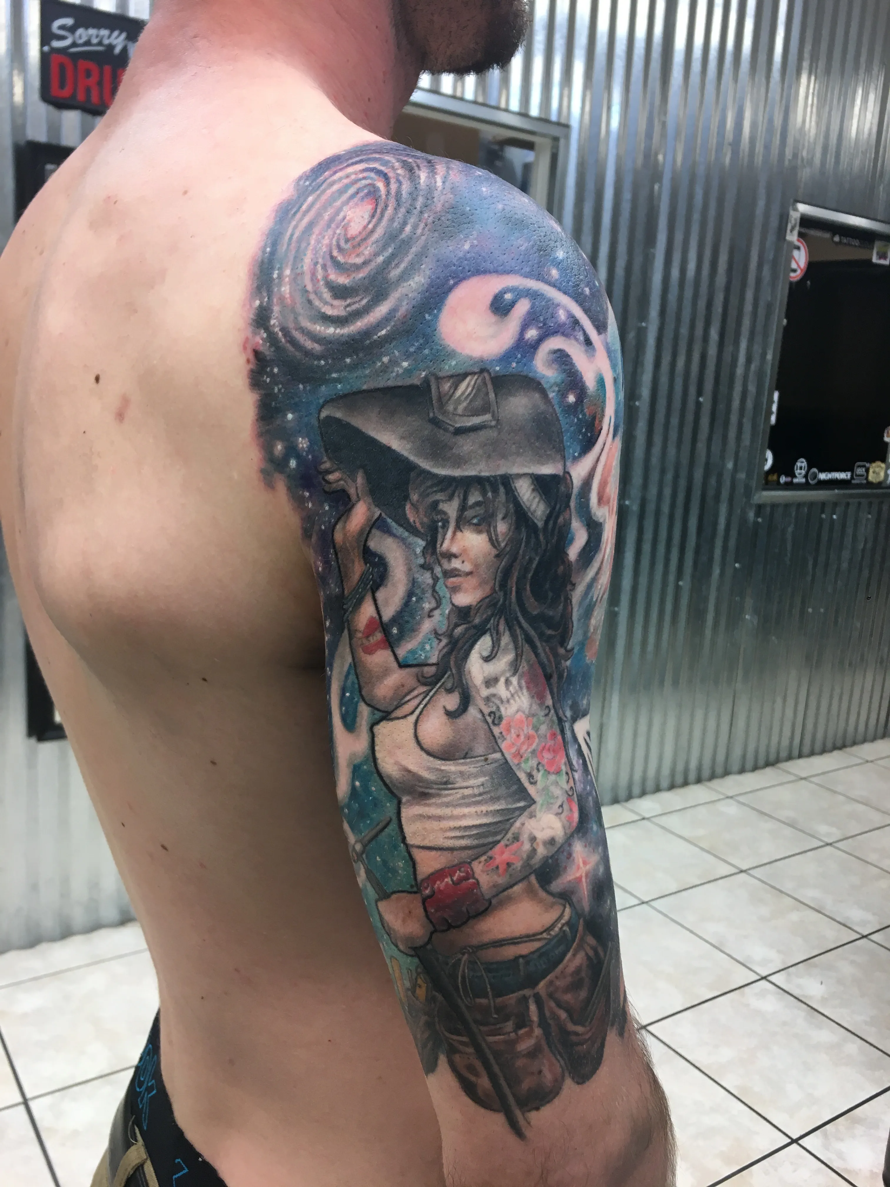 LARGE SCALE tattoo by Disciple Tattoo