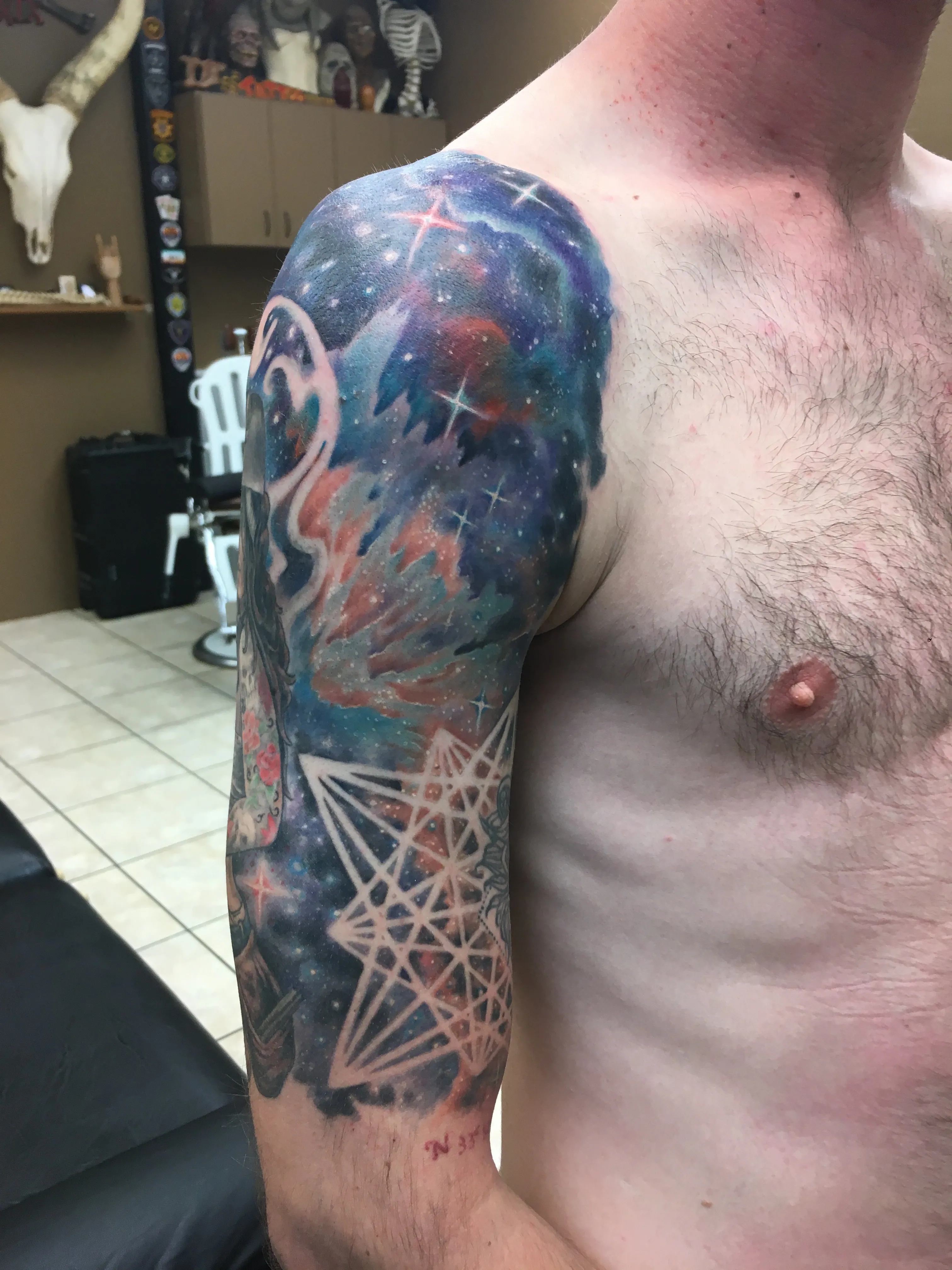 LARGE SCALE tattoo by Disciple Tattoo