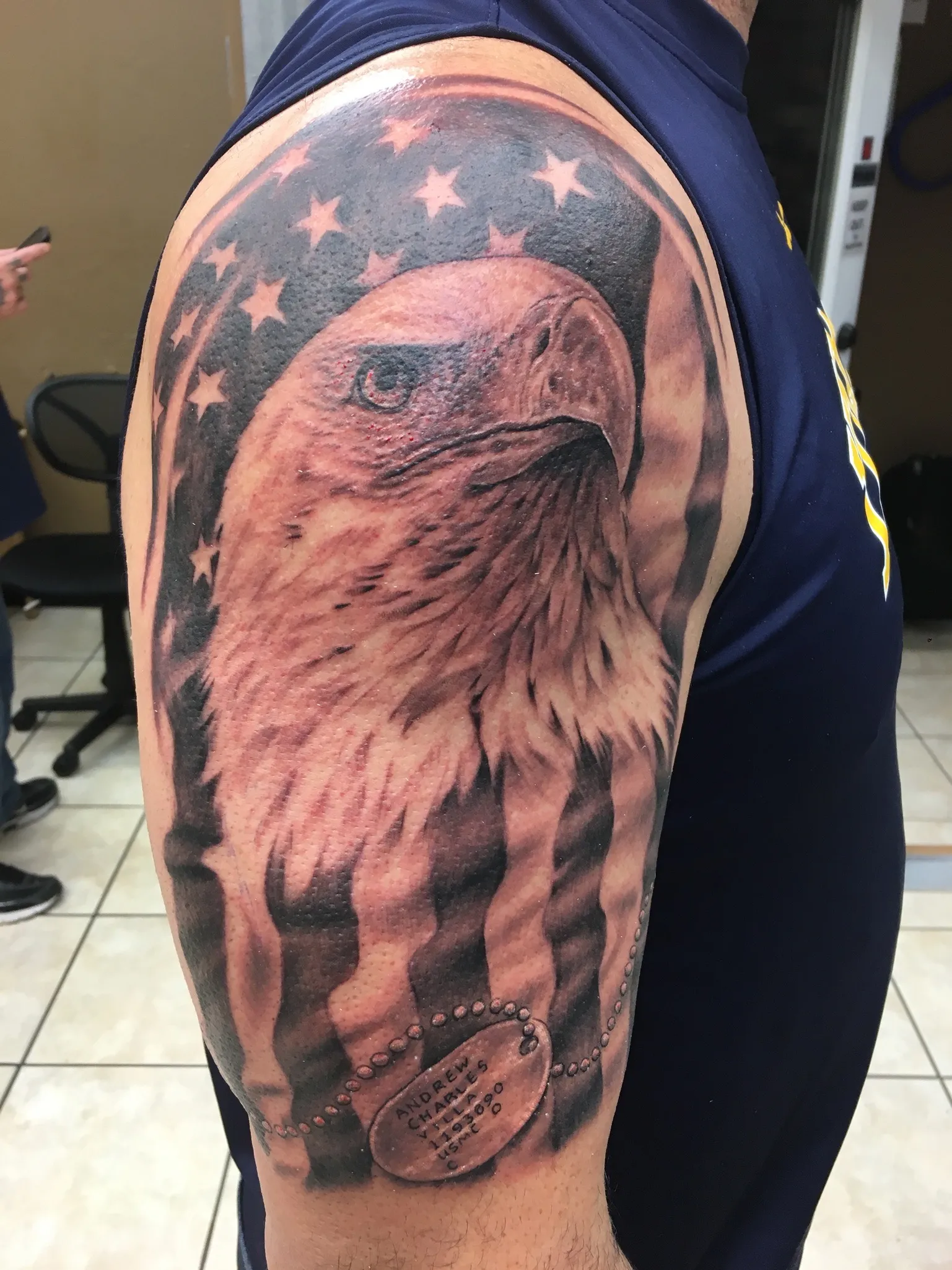 LARGE SCALE tattoo by Disciple Tattoo