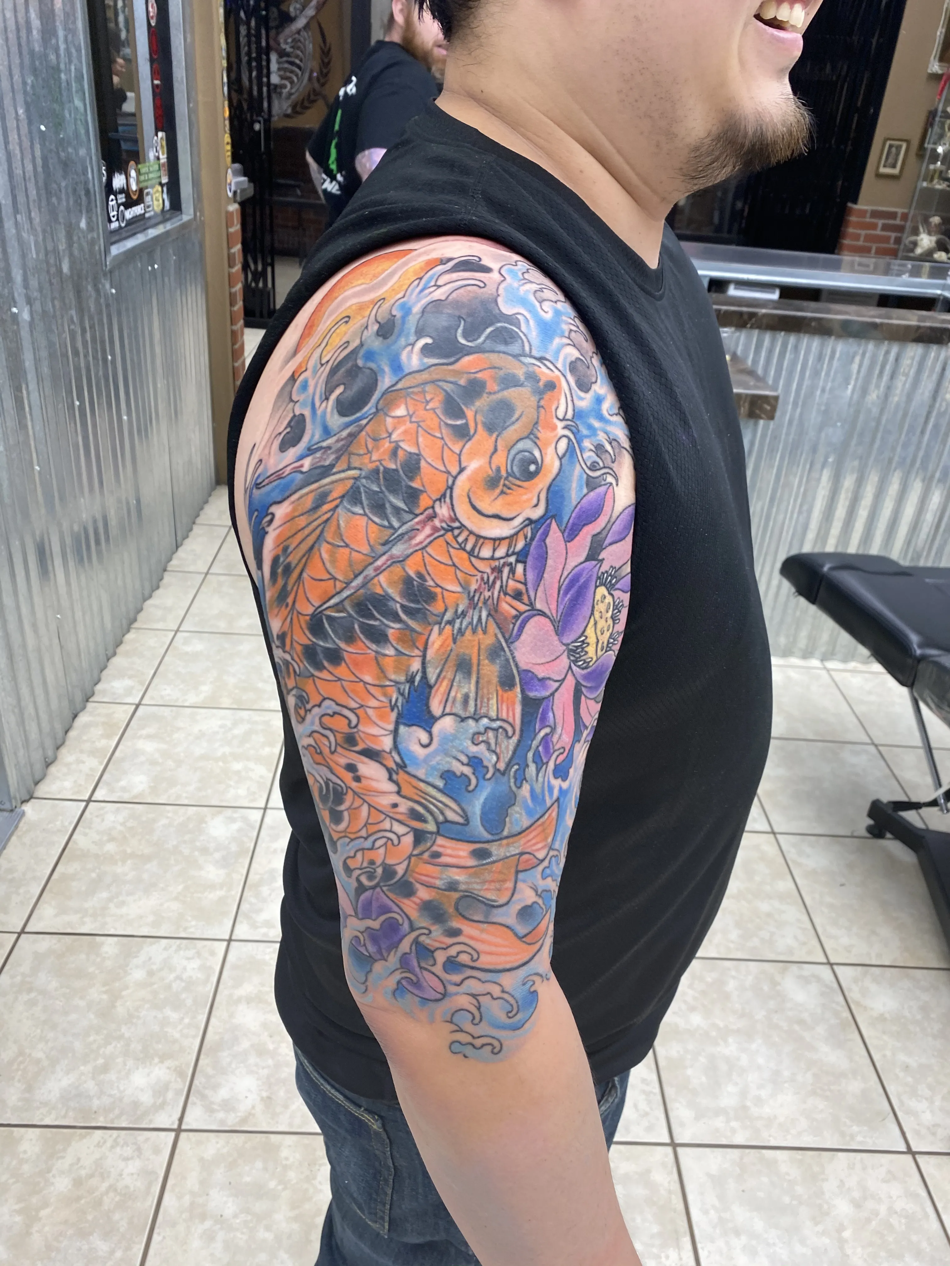 LARGE SCALE tattoo by Disciple Tattoo