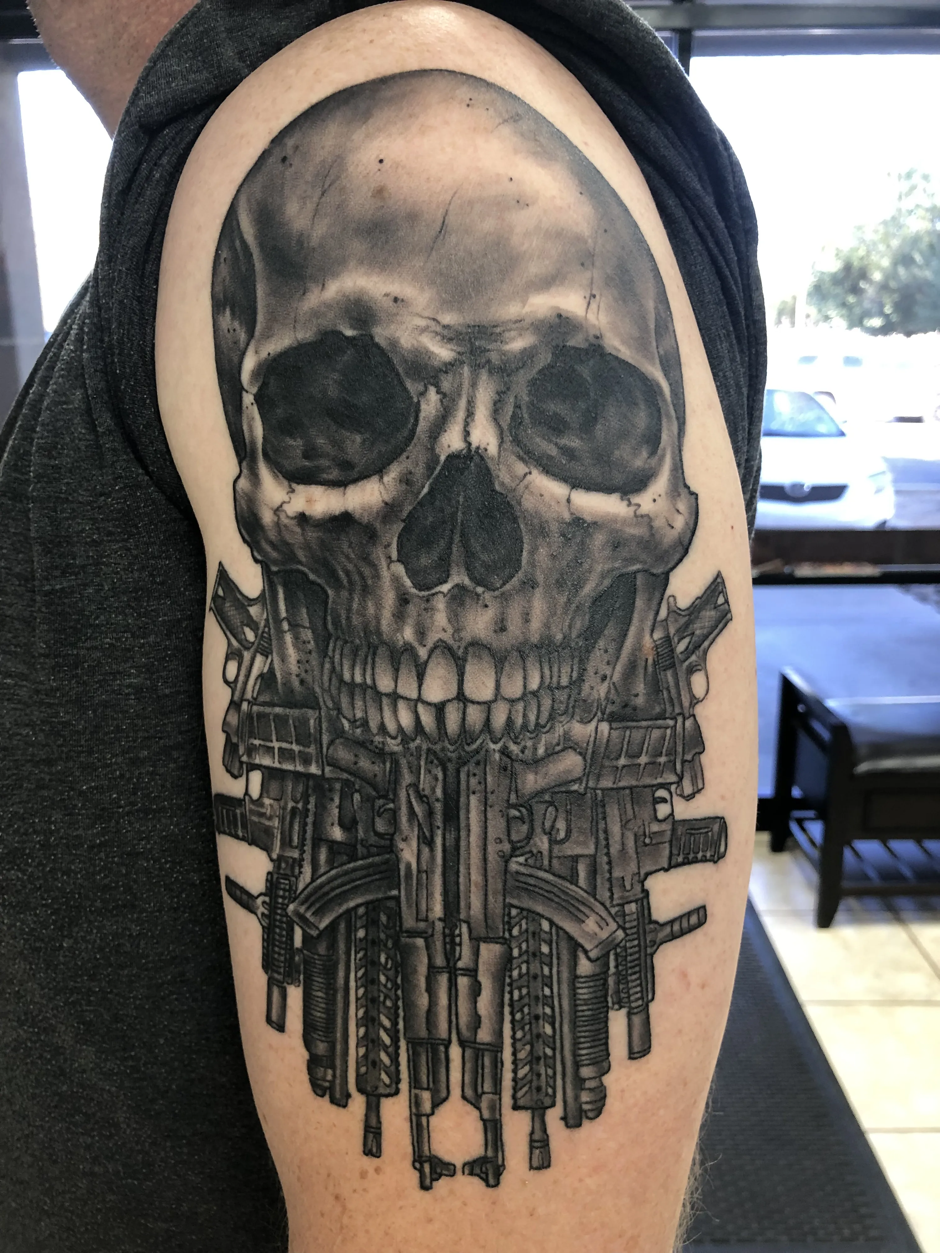 LARGE SCALE tattoo by Disciple Tattoo