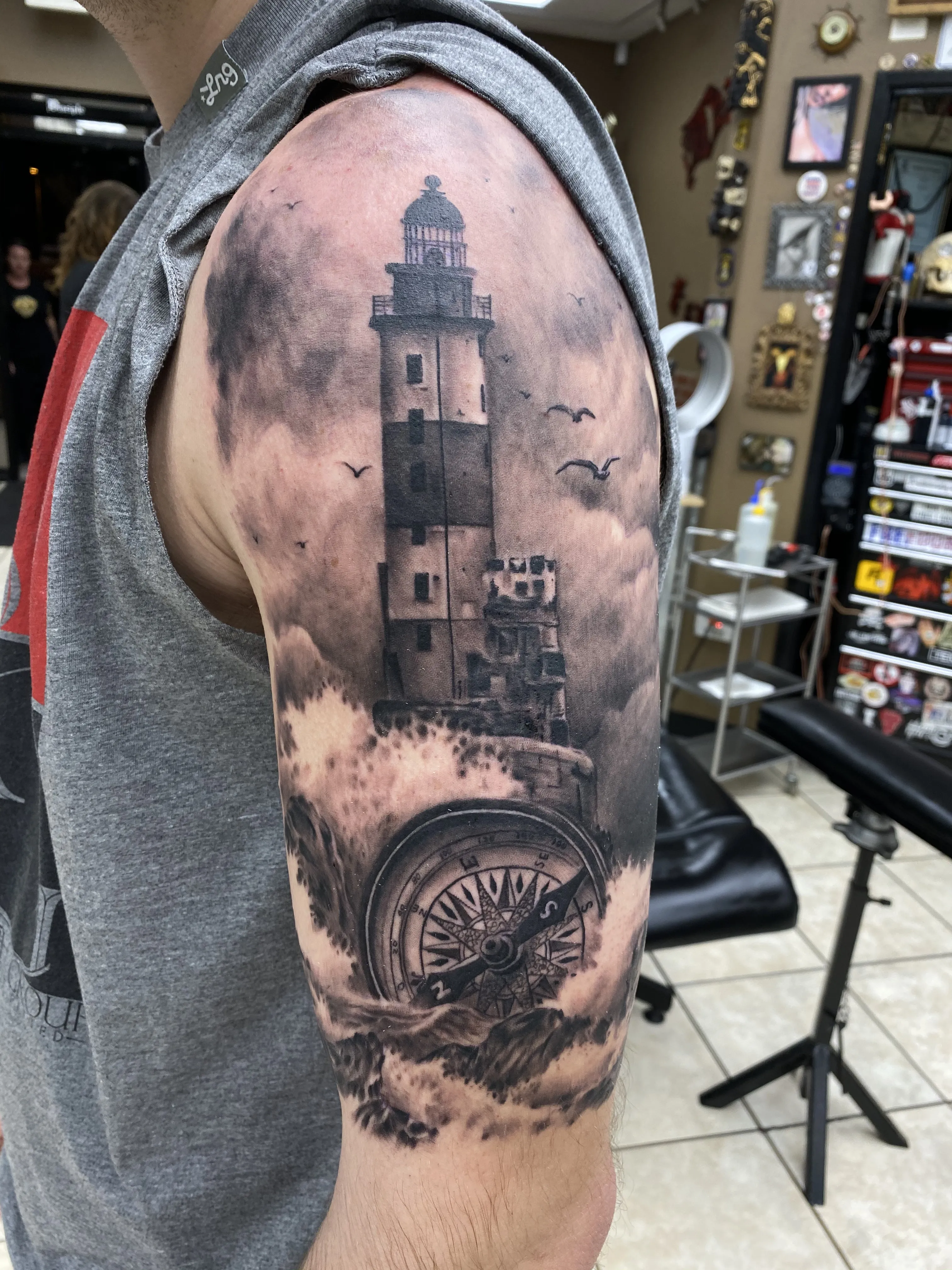 LARGE SCALE tattoo by Disciple Tattoo