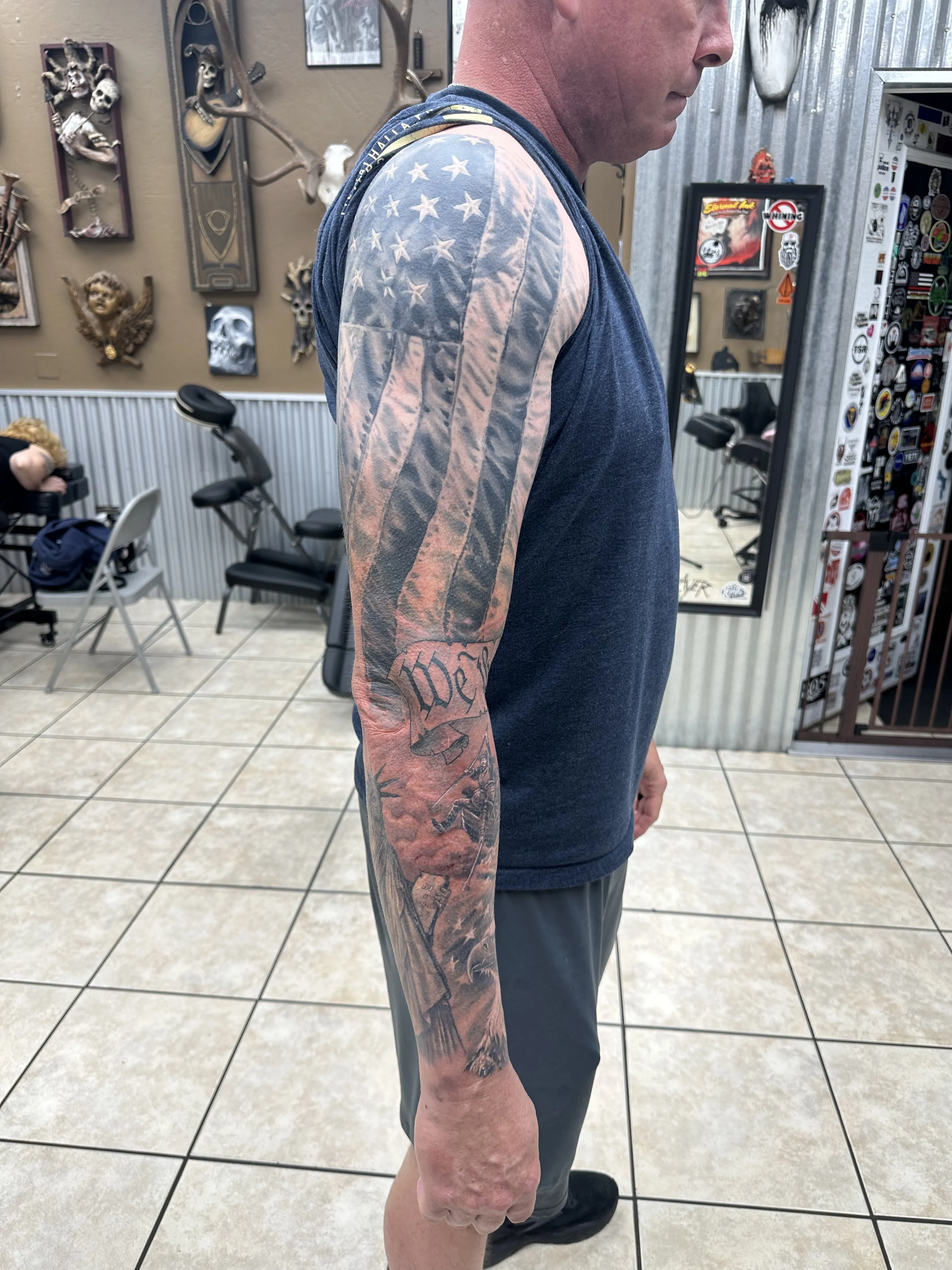 LARGE SCALE tattoo by Disciple Tattoo