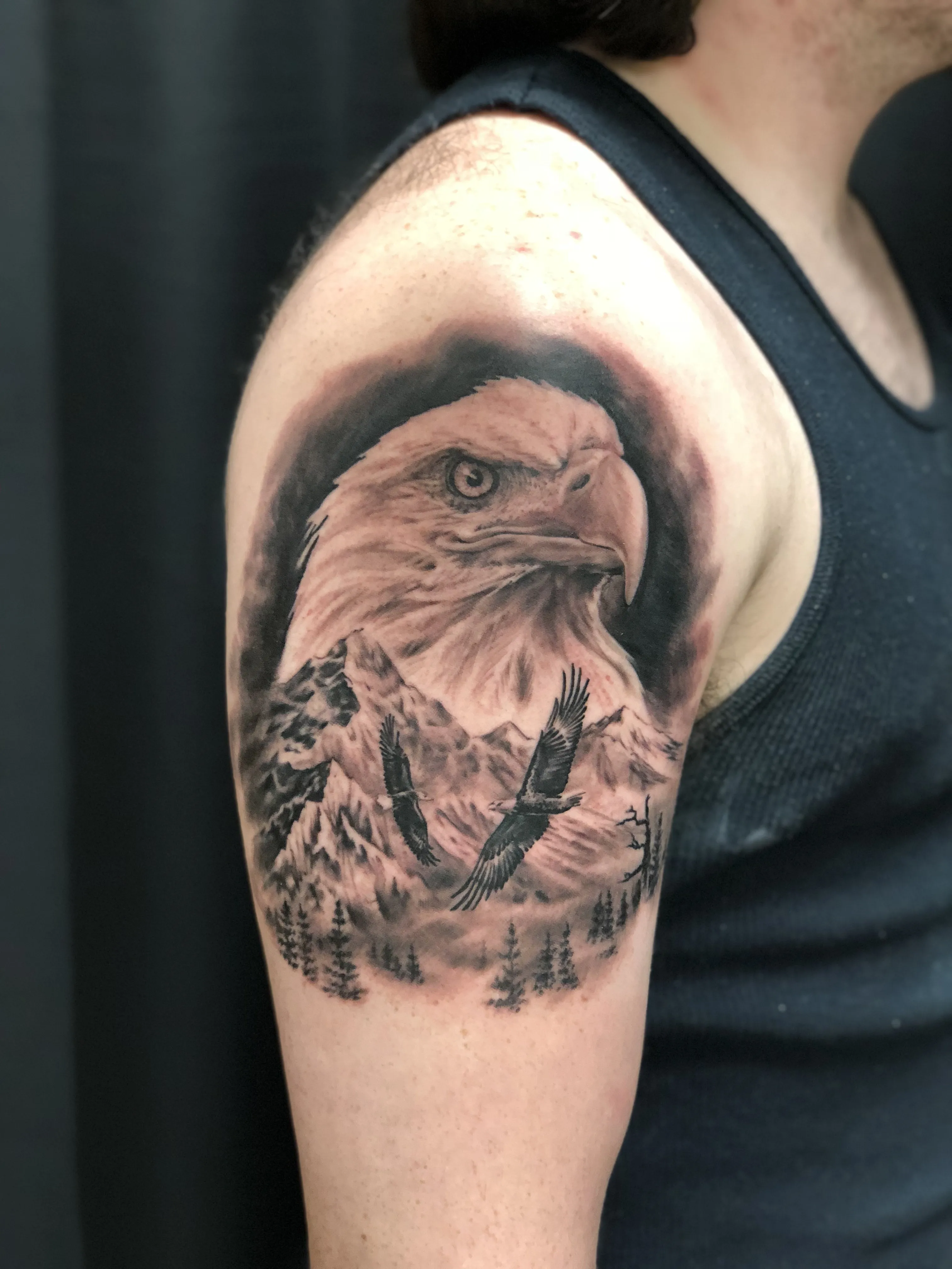 LARGE SCALE tattoo by Disciple Tattoo