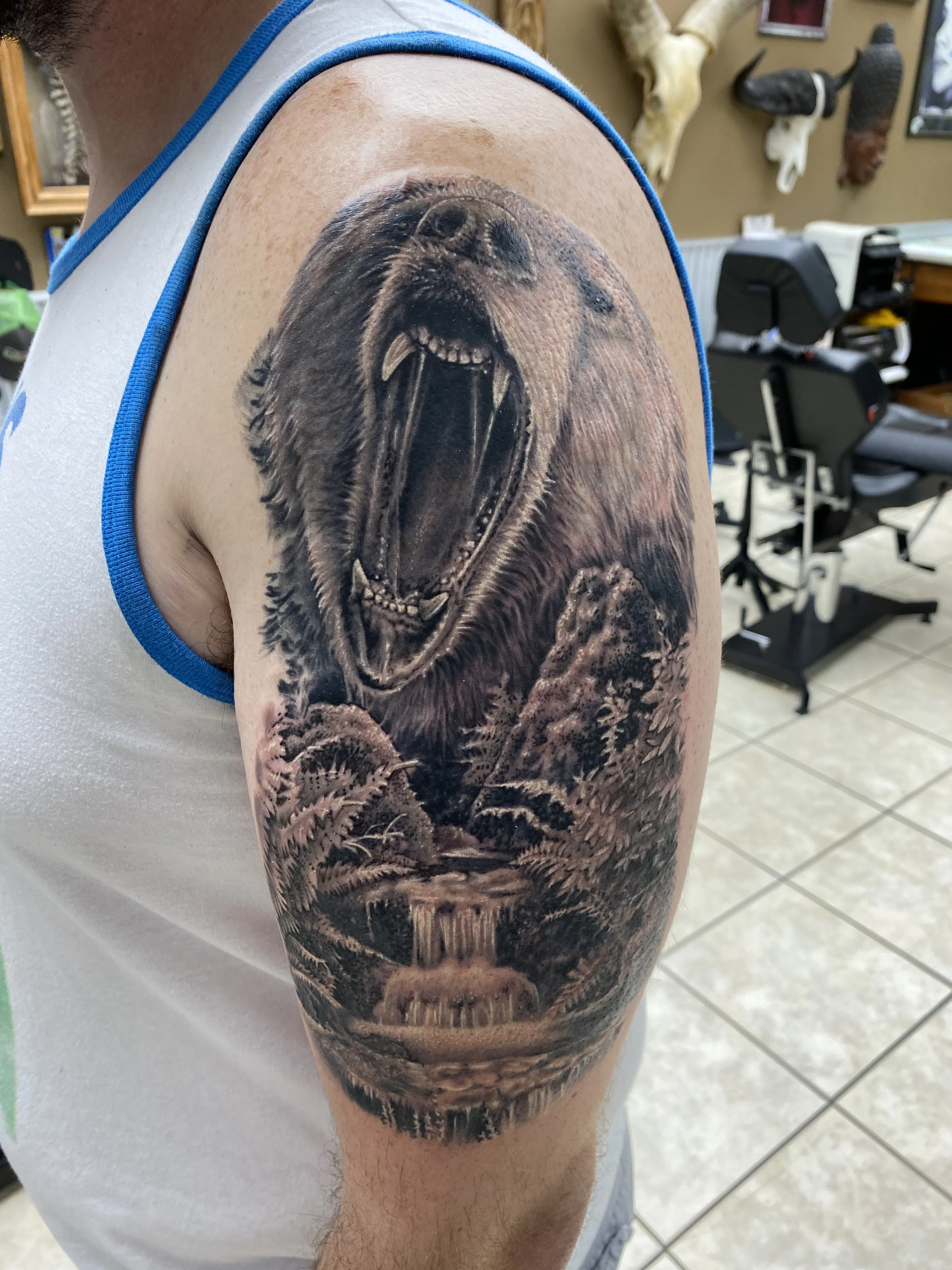 LARGE SCALE tattoo by Disciple Tattoo
