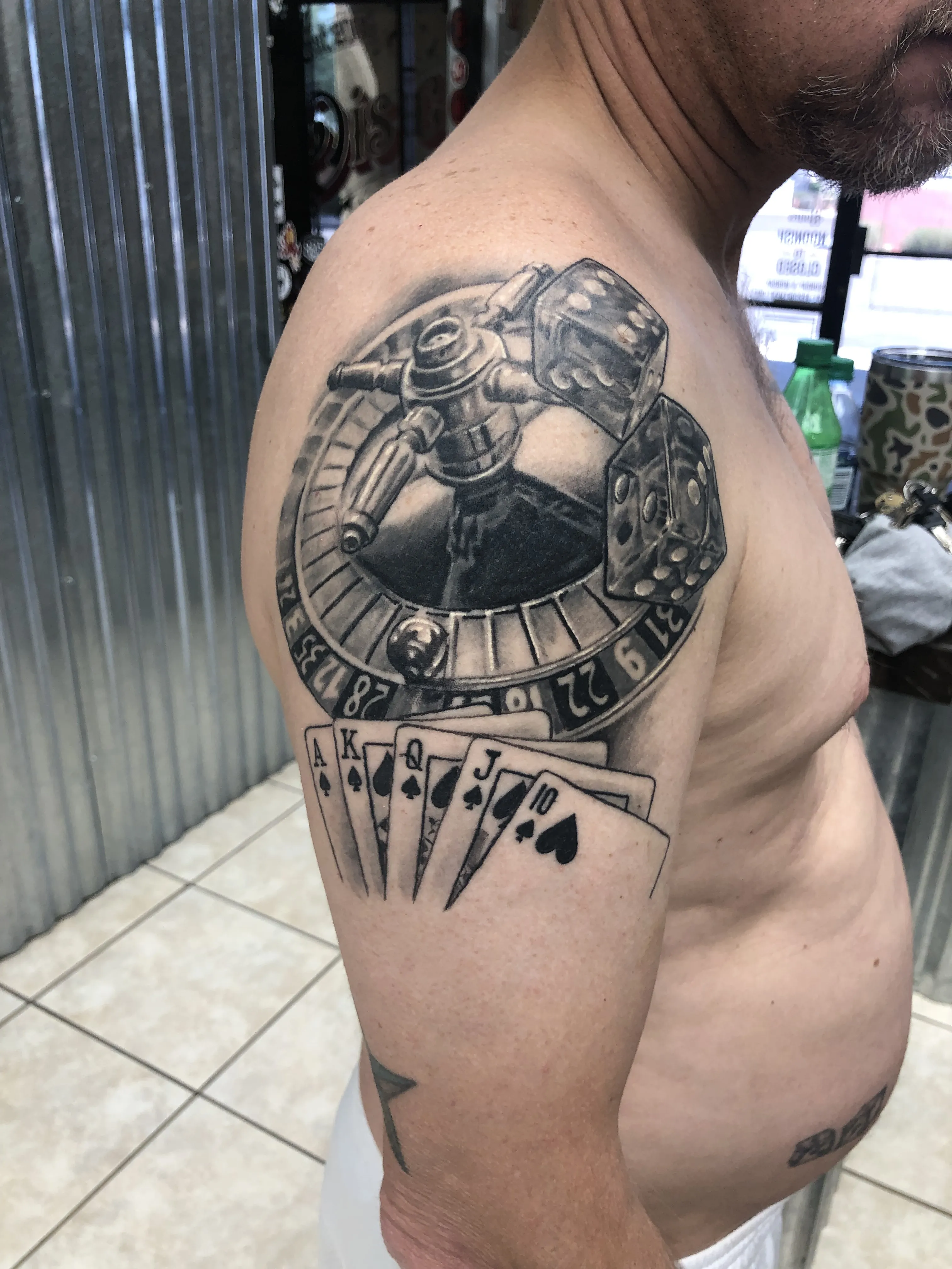 LARGE SCALE tattoo by Disciple Tattoo