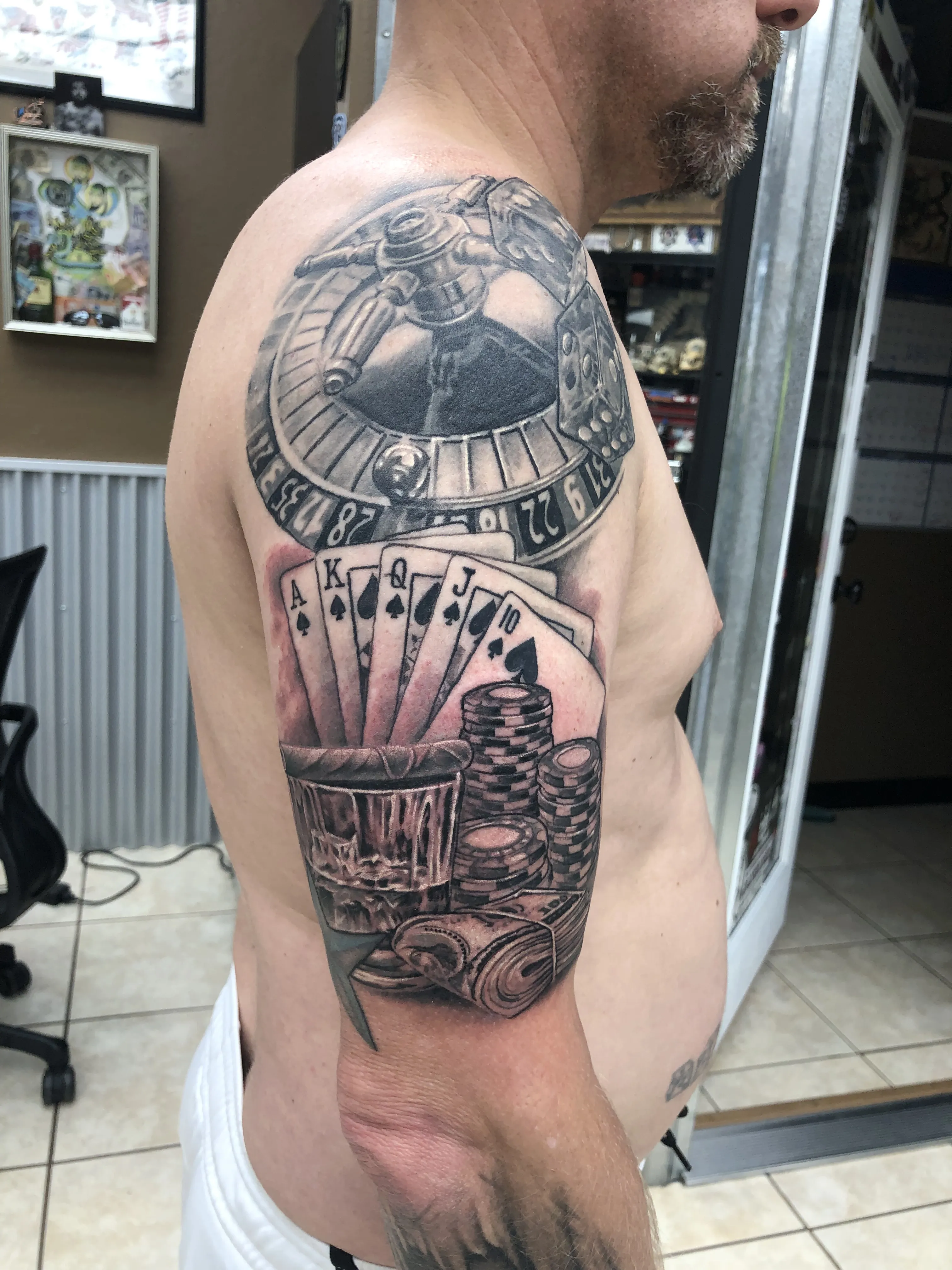 LARGE SCALE tattoo by Disciple Tattoo