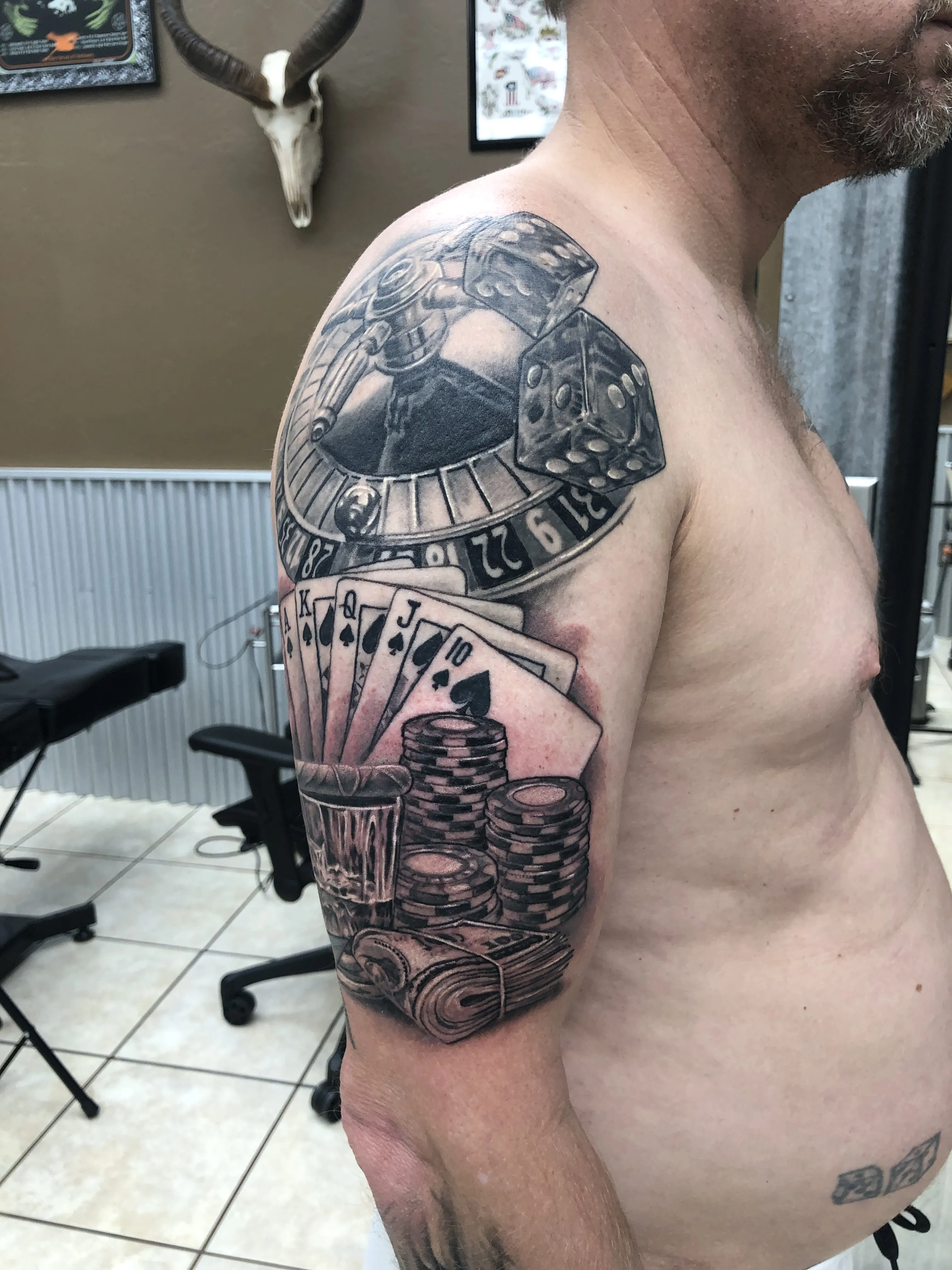 LARGE SCALE tattoo by Disciple Tattoo