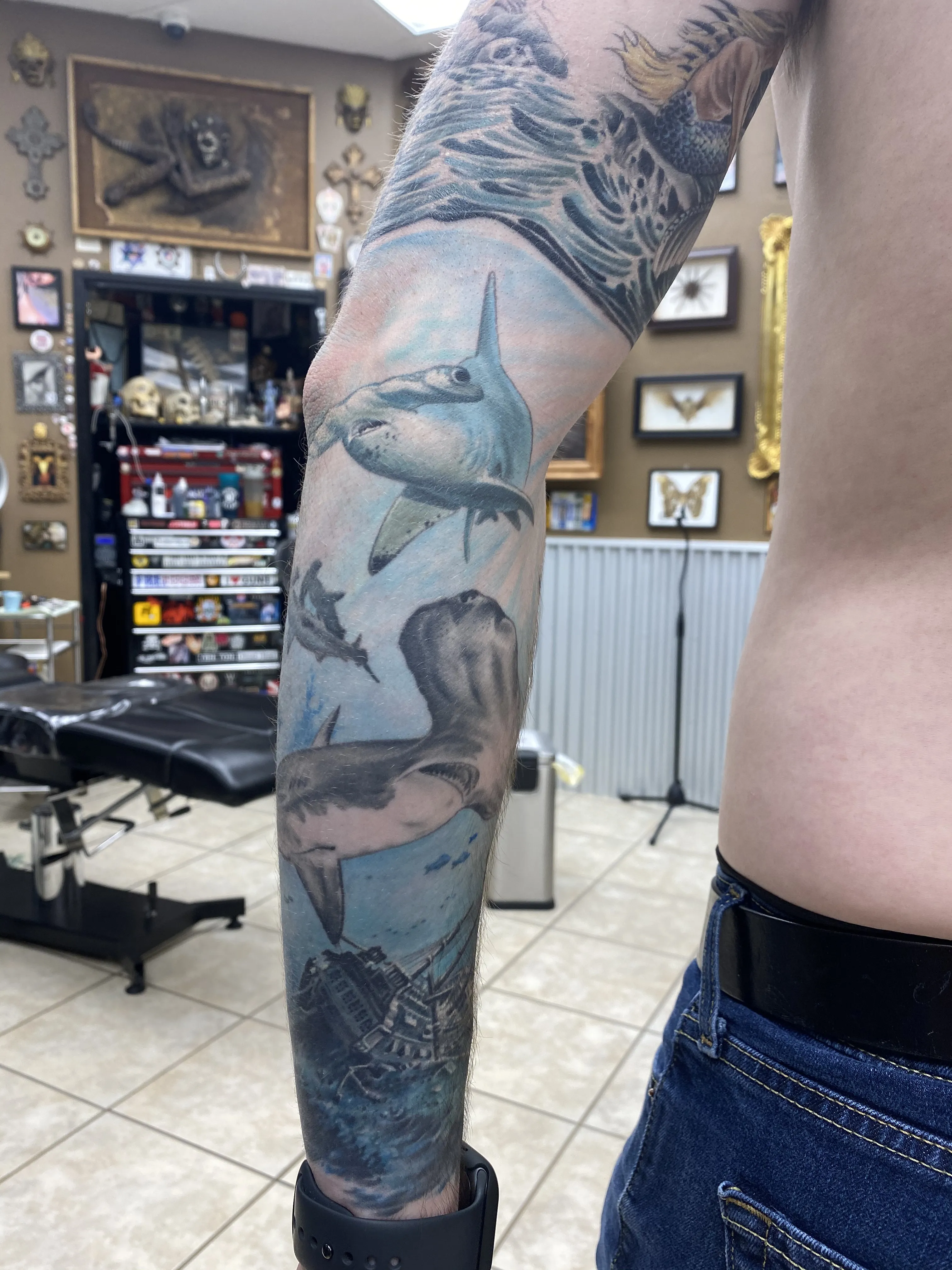 LARGE SCALE tattoo by Disciple Tattoo