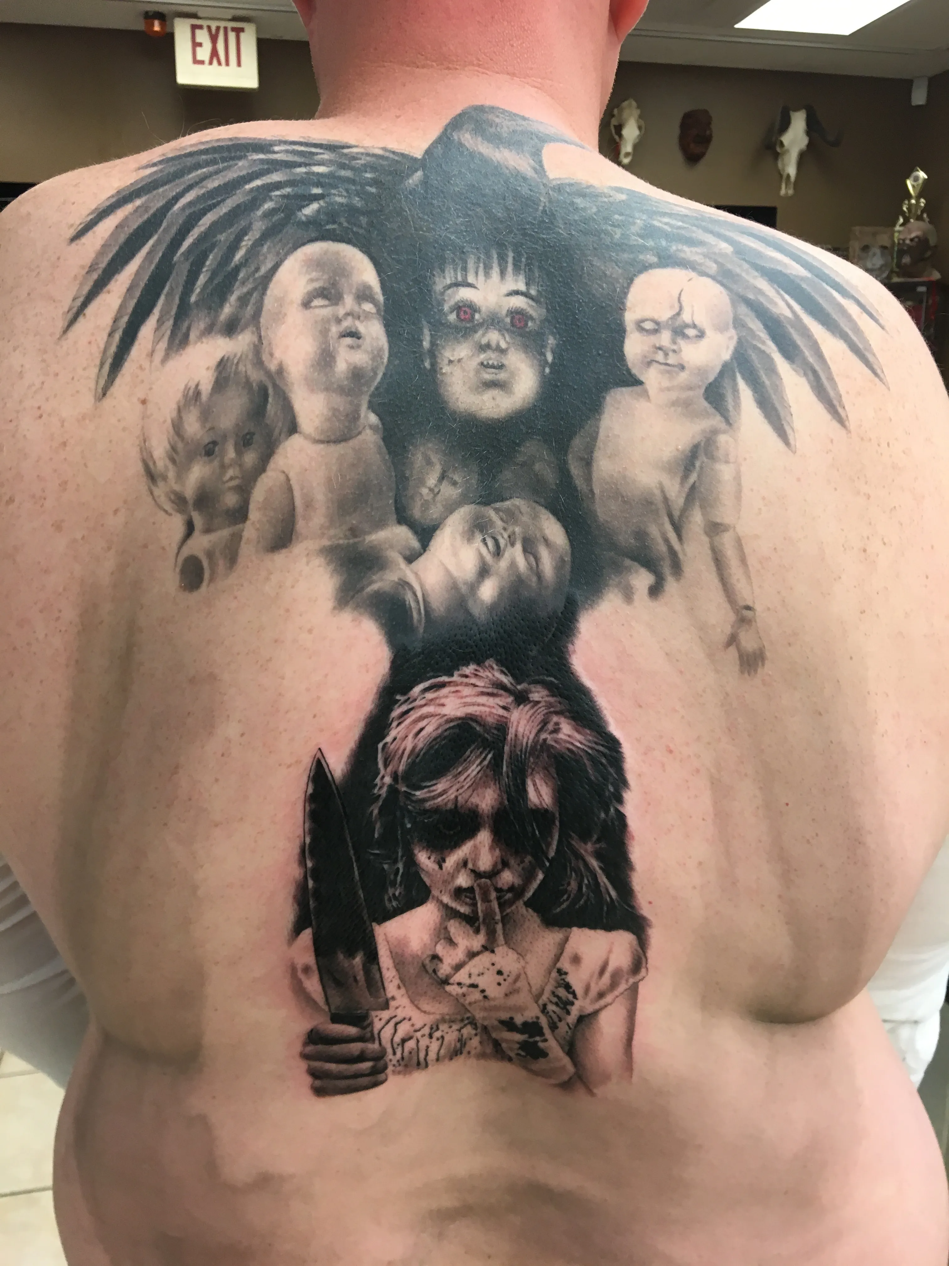 LARGE SCALE tattoo by Disciple Tattoo
