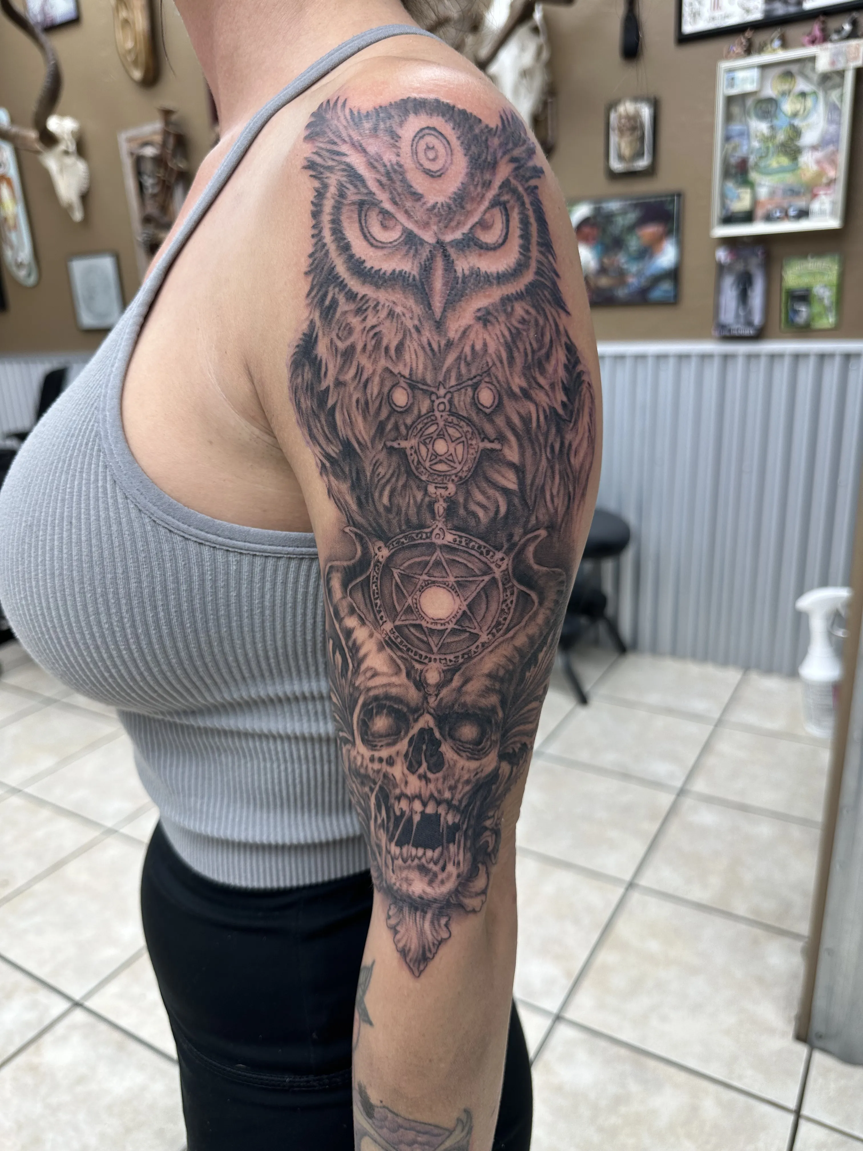 LARGE SCALE tattoo by Disciple Tattoo