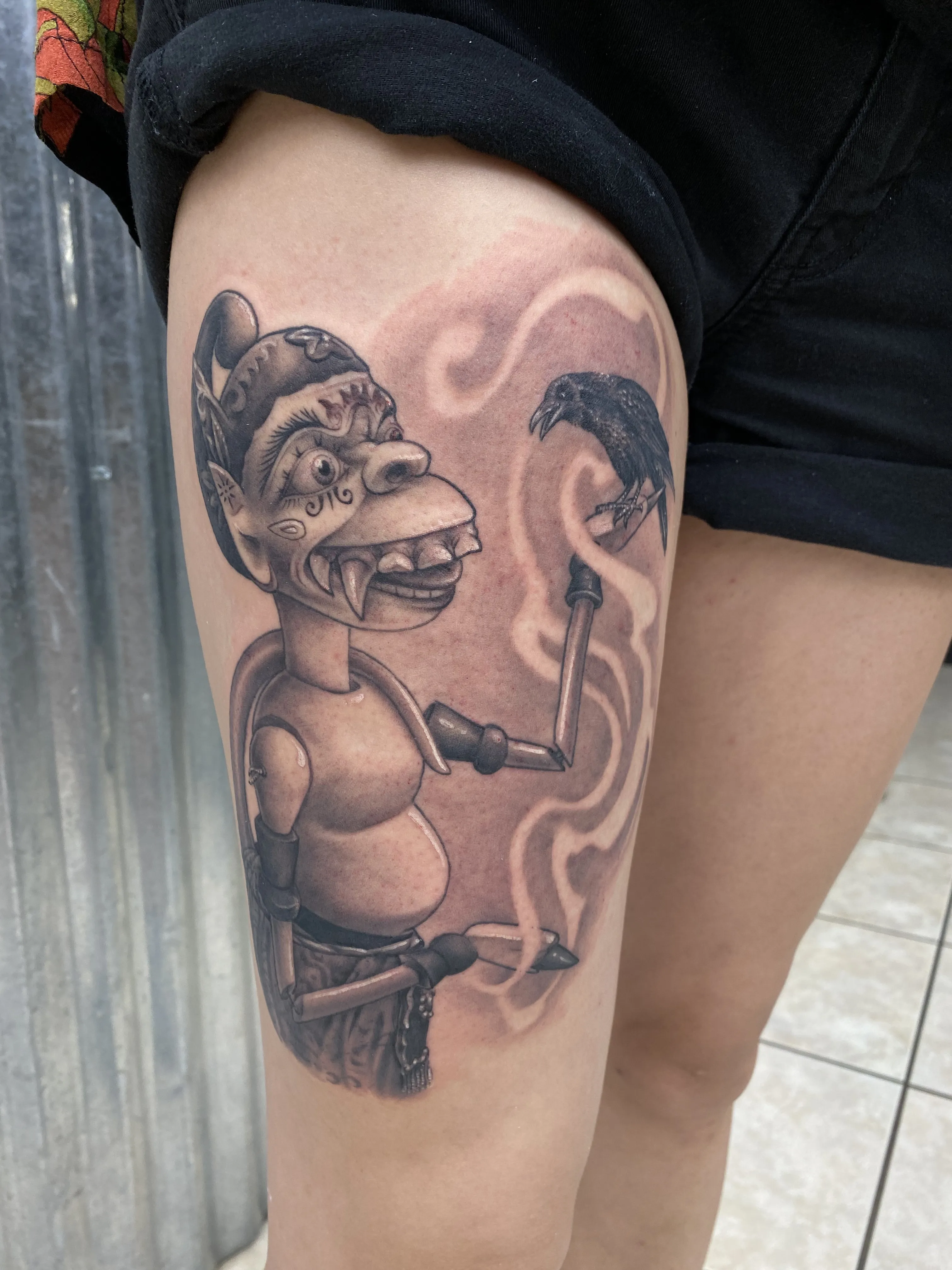 LARGE SCALE tattoo by Disciple Tattoo