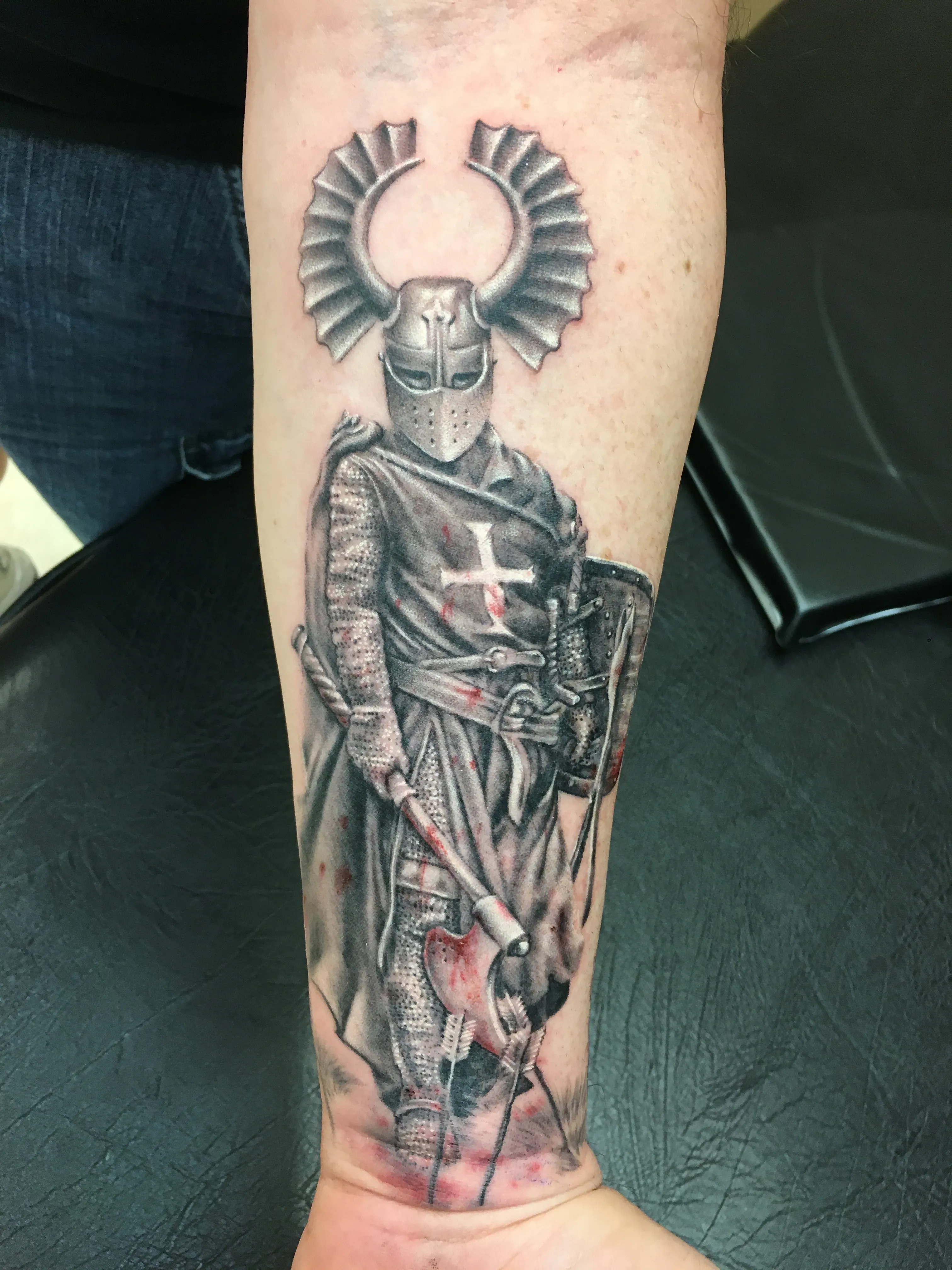 Tattoo work at Disciple Tattoo