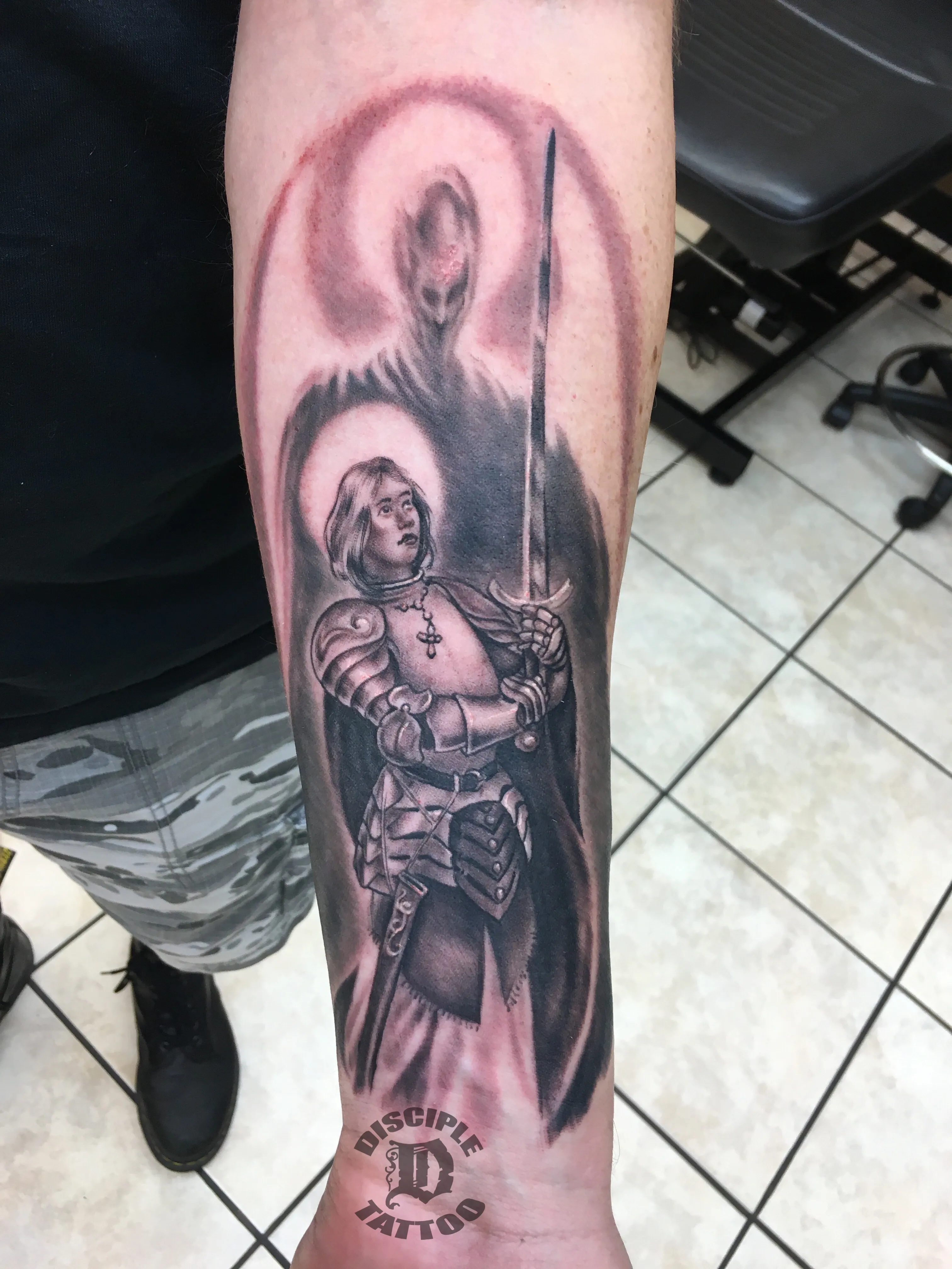 Tattoo work at Disciple Tattoo