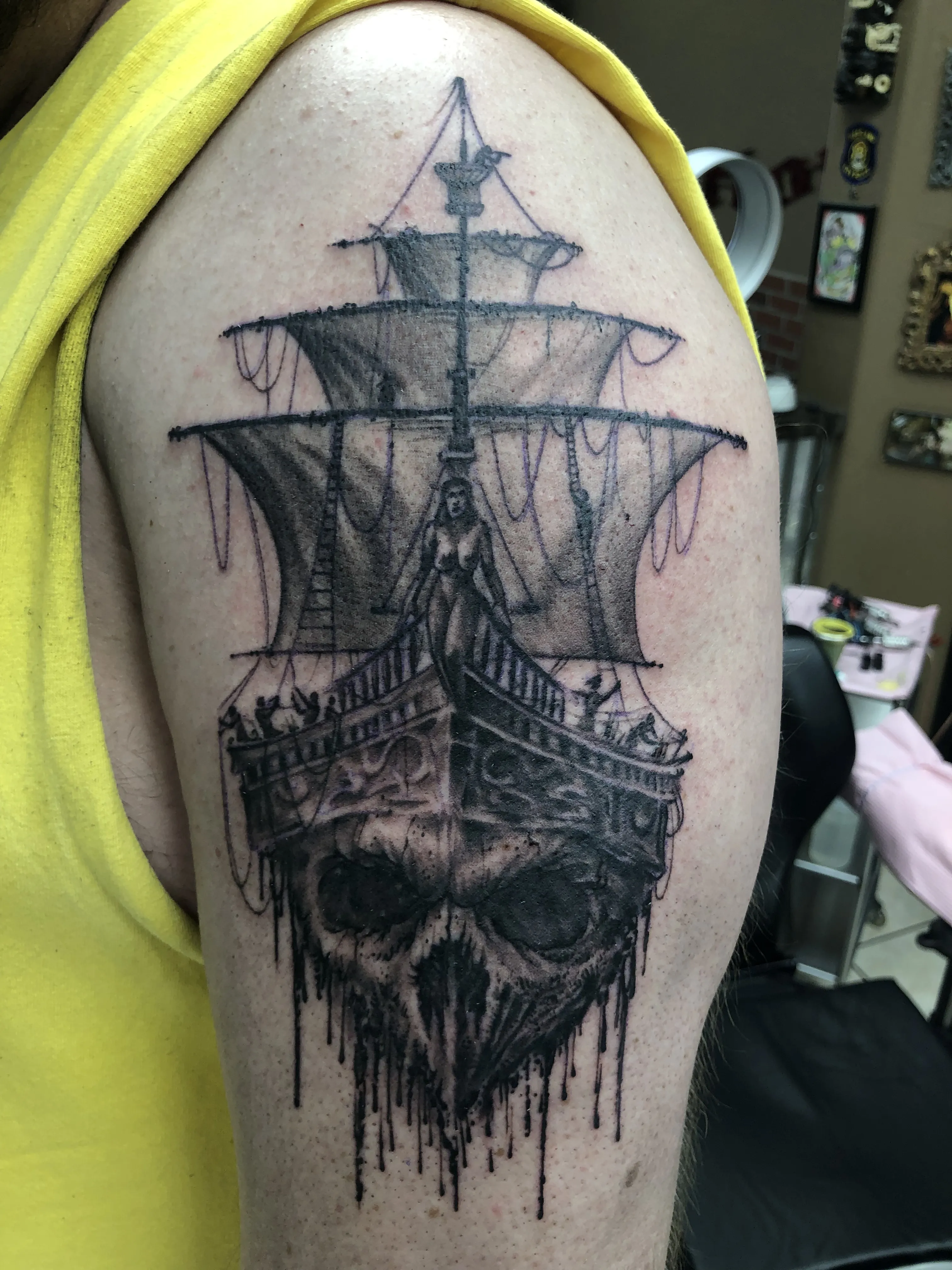 Tattoo work at Disciple Tattoo