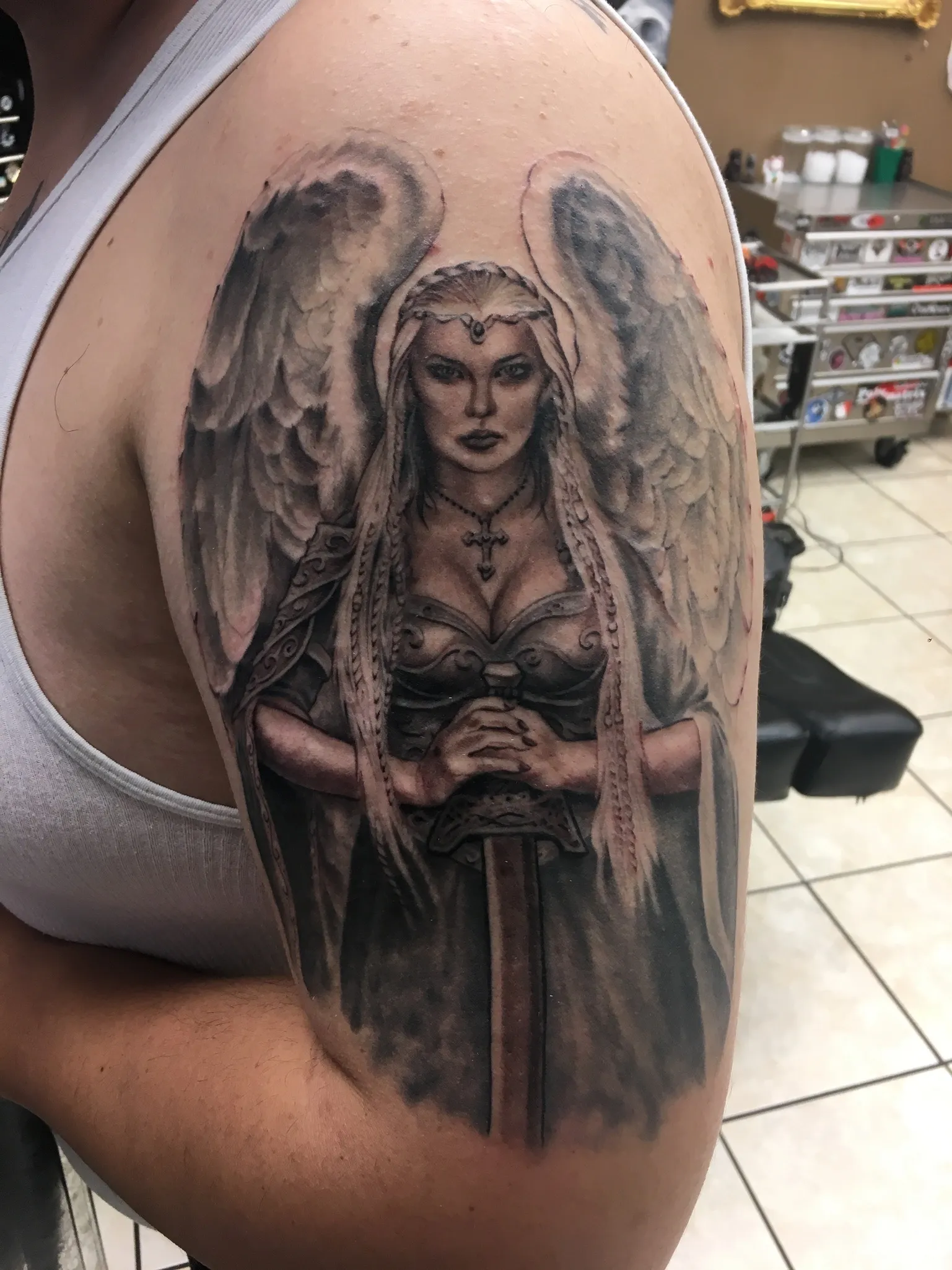Tattoo work at Disciple Tattoo