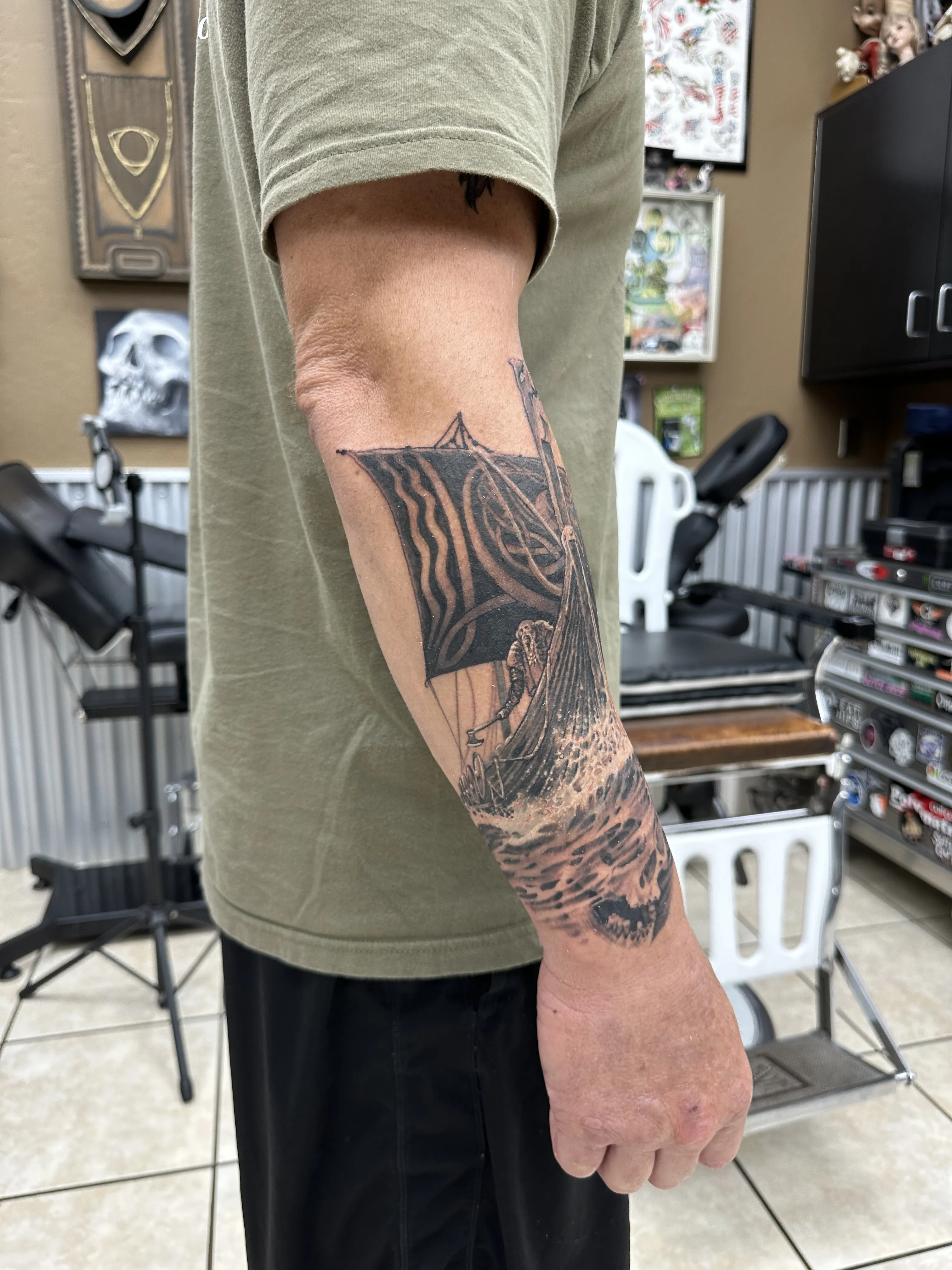 Tattoo work at Disciple Tattoo