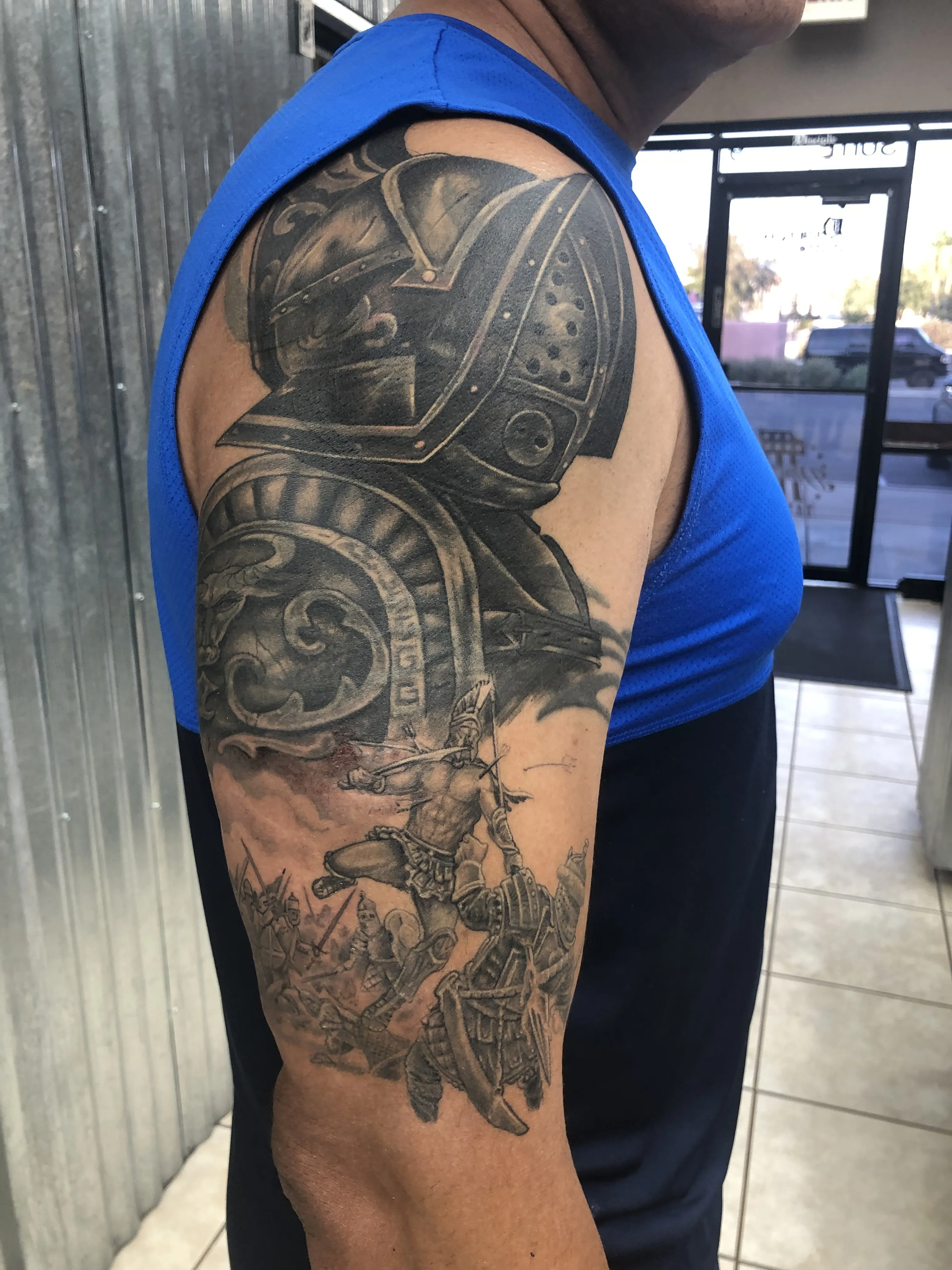 Tattoo work at Disciple Tattoo