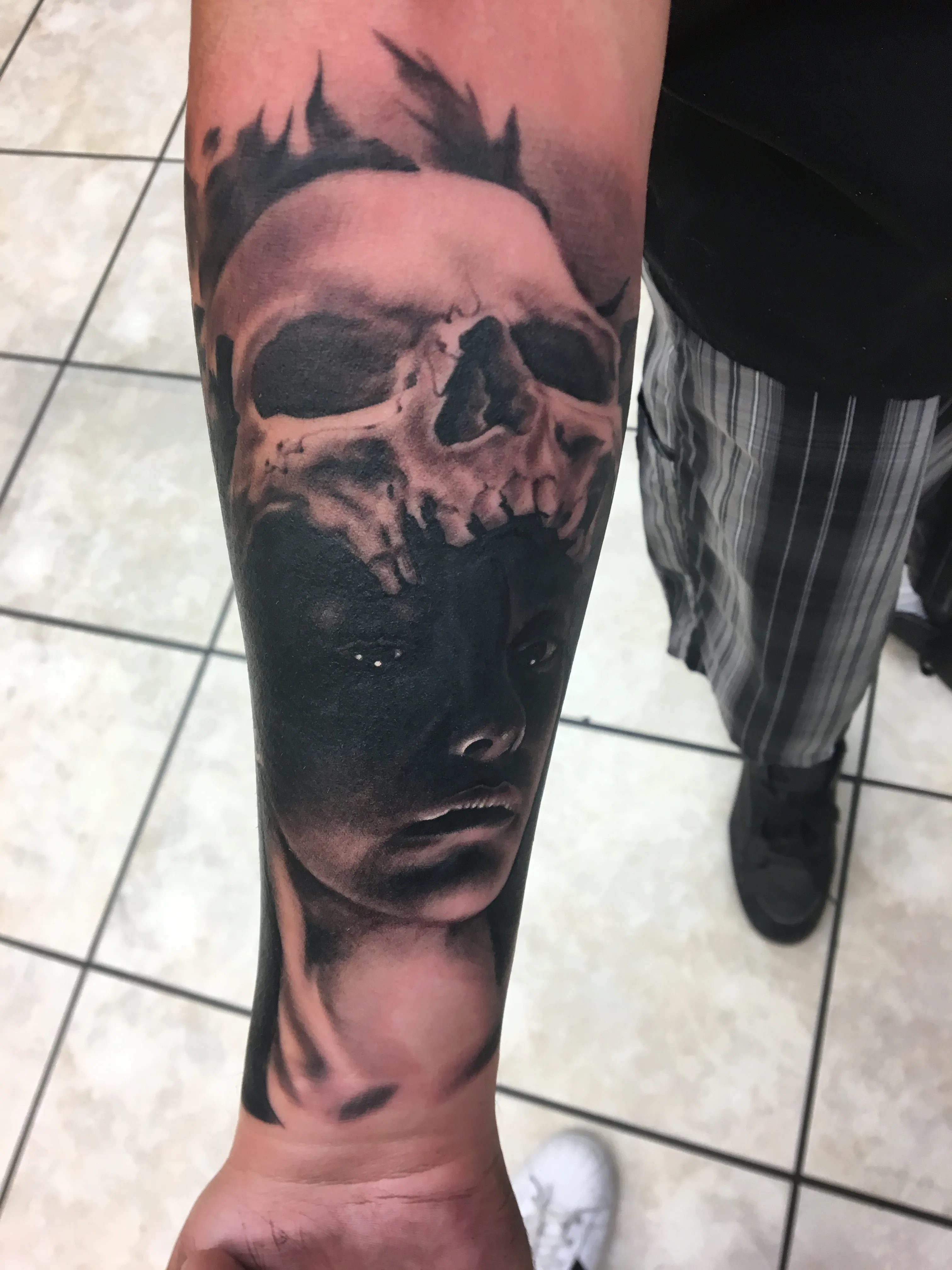 Tattoo work at Disciple Tattoo