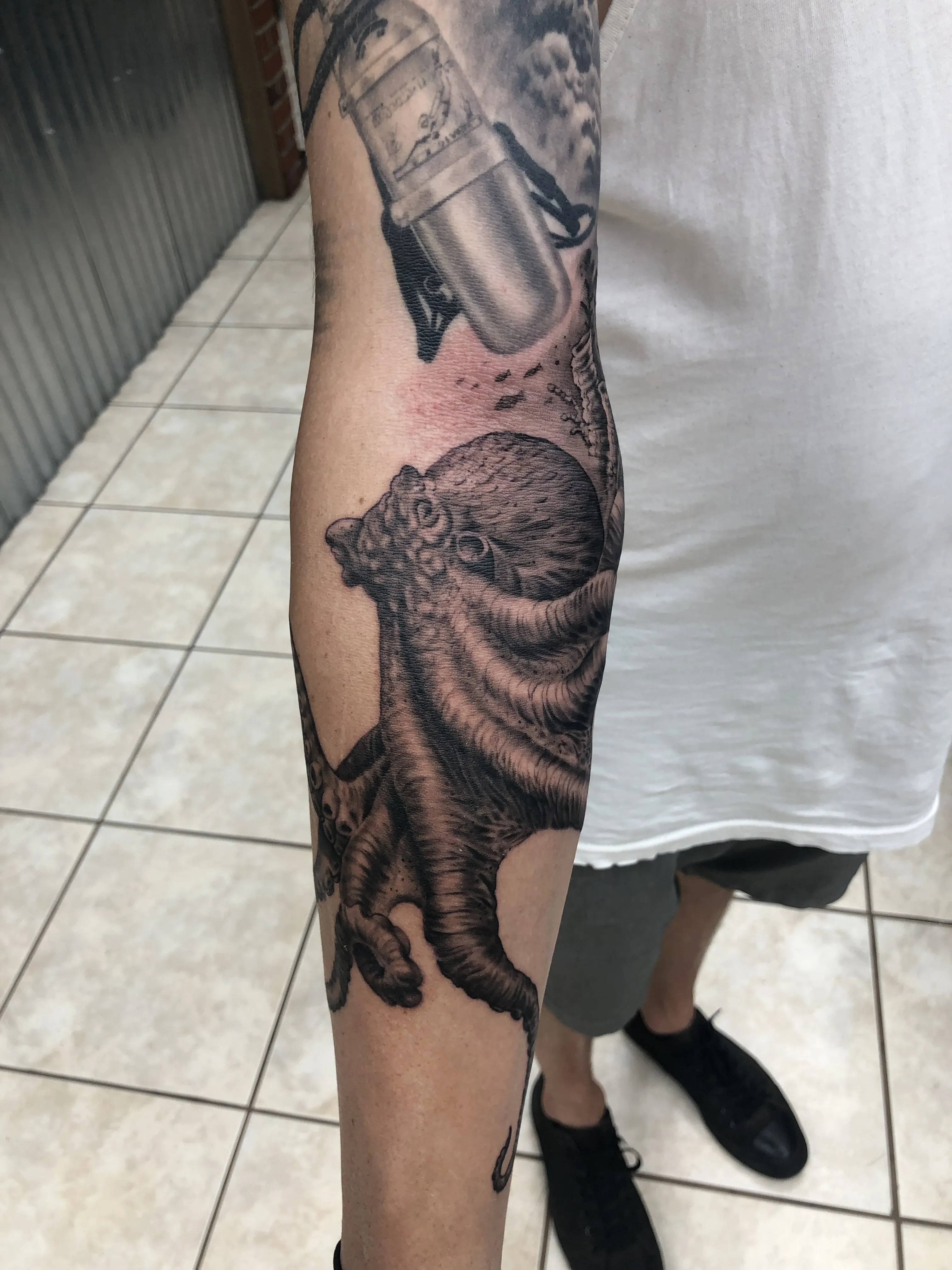 BLACK & GREY tattoo by Disciple Tattoo