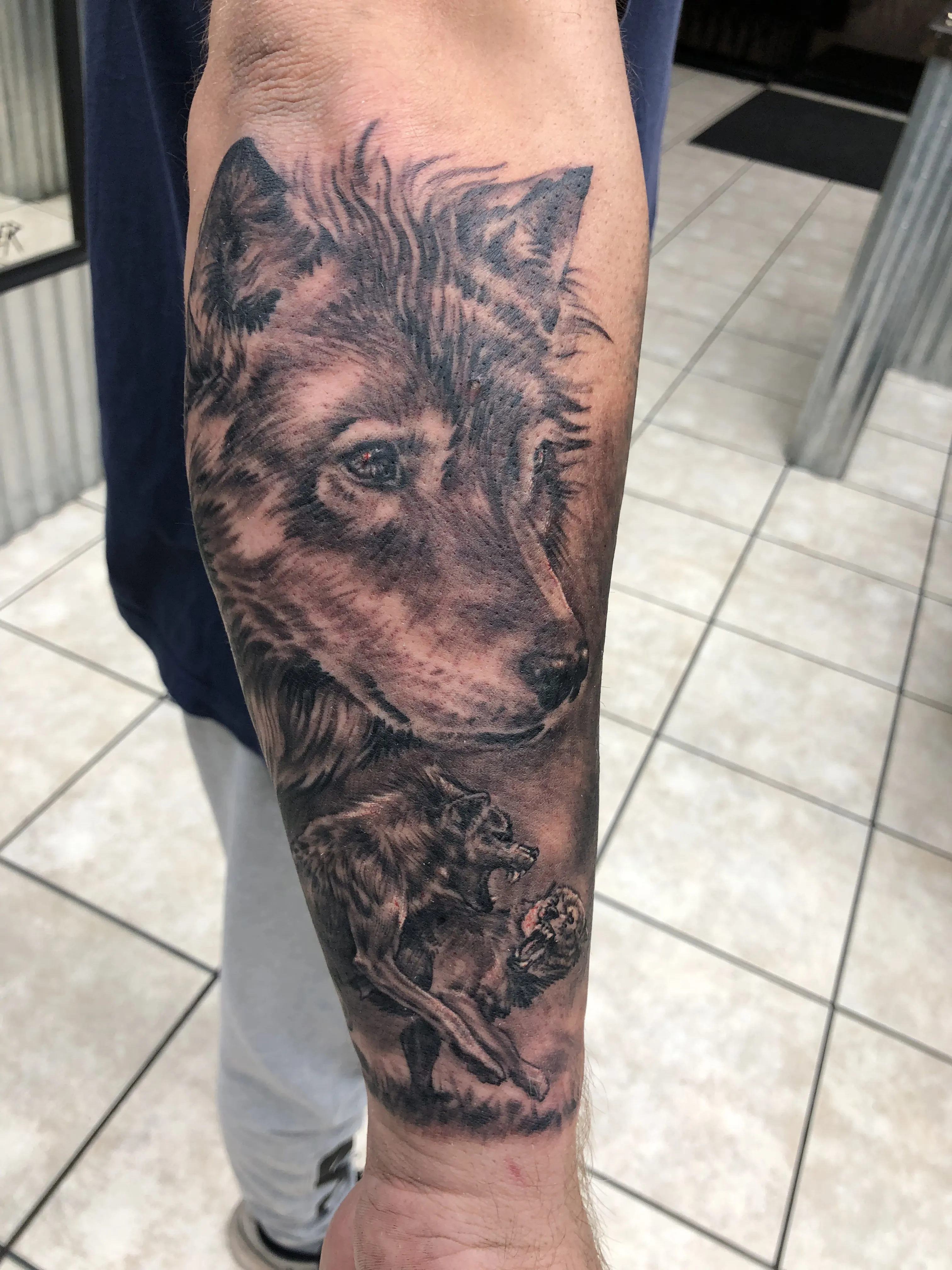 BLACK & GREY tattoo by Disciple Tattoo