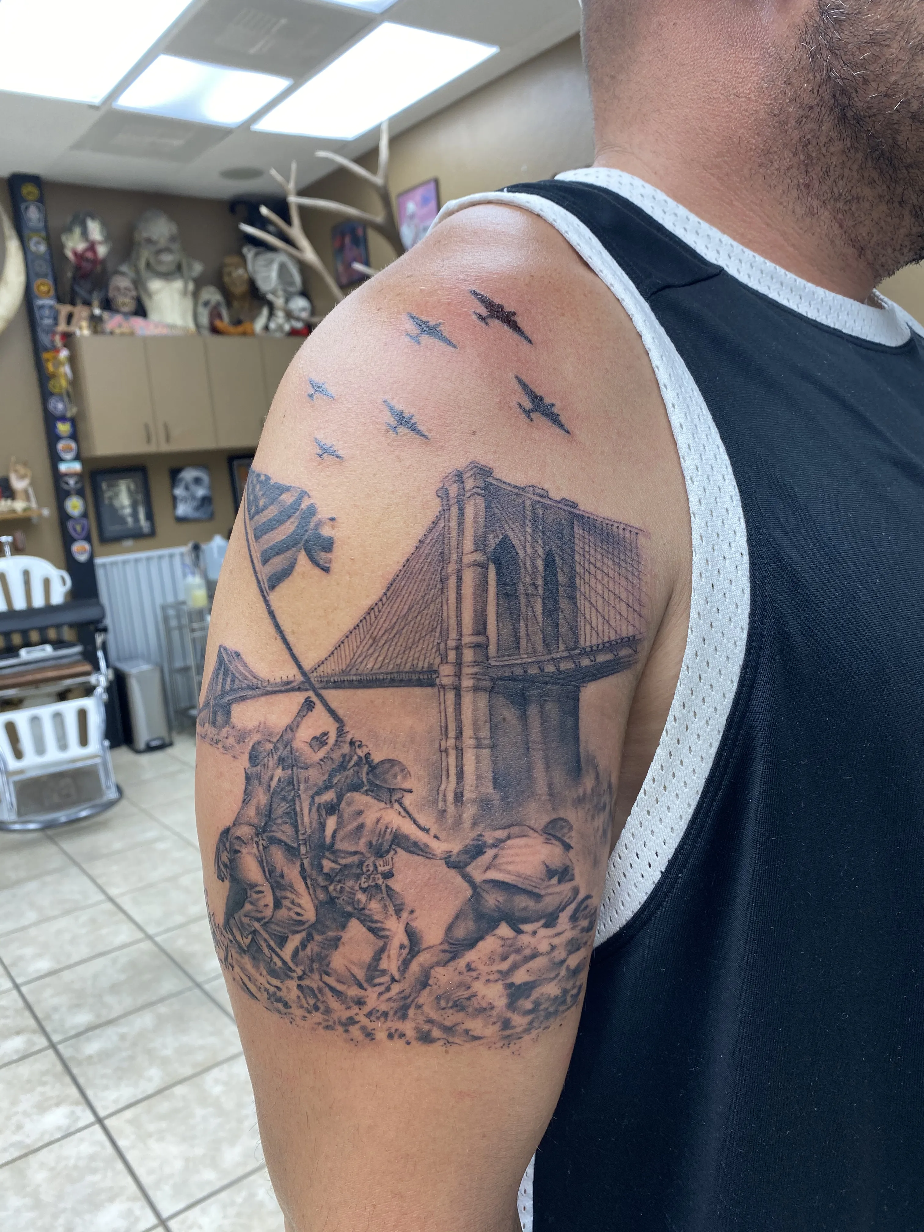BLACK & GREY tattoo by Disciple Tattoo