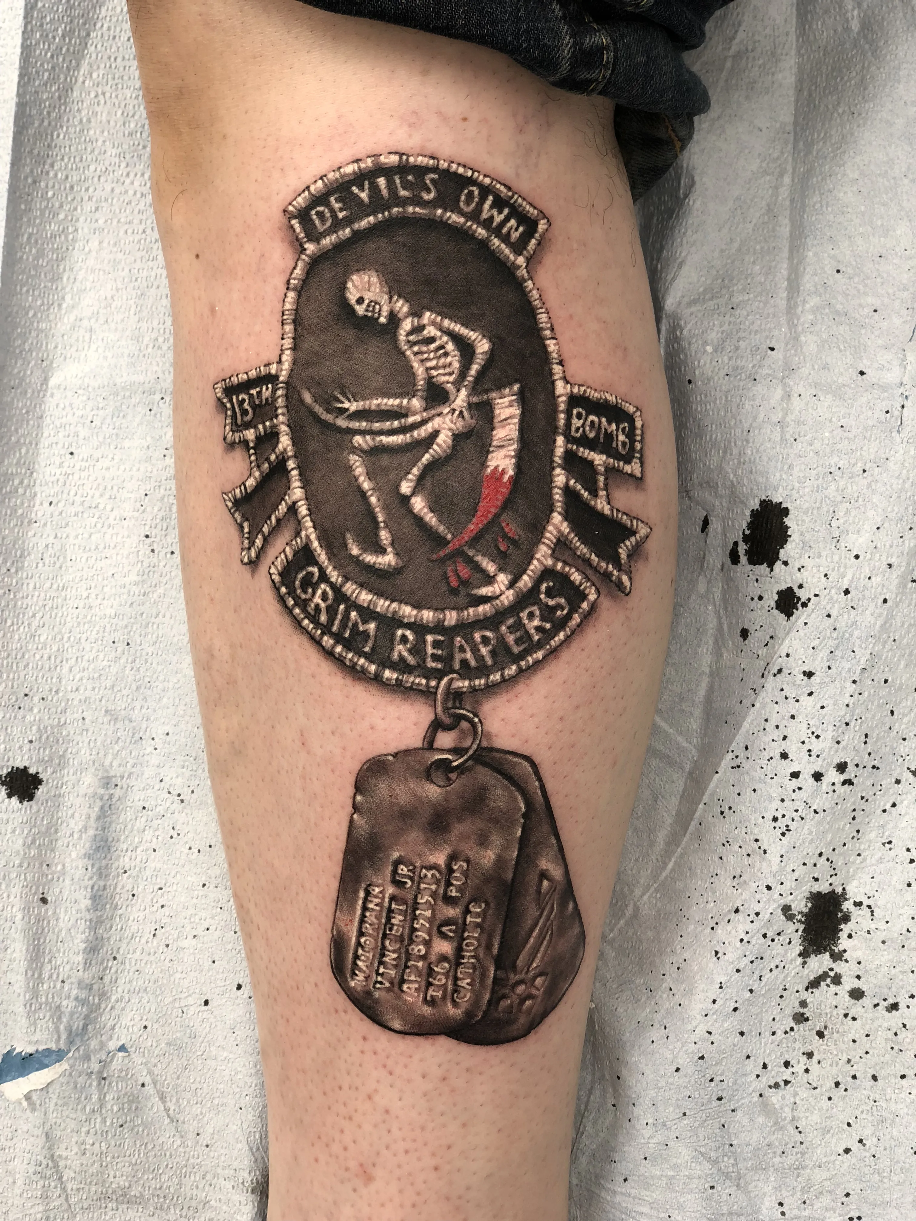 BLACK & GREY tattoo by Disciple Tattoo