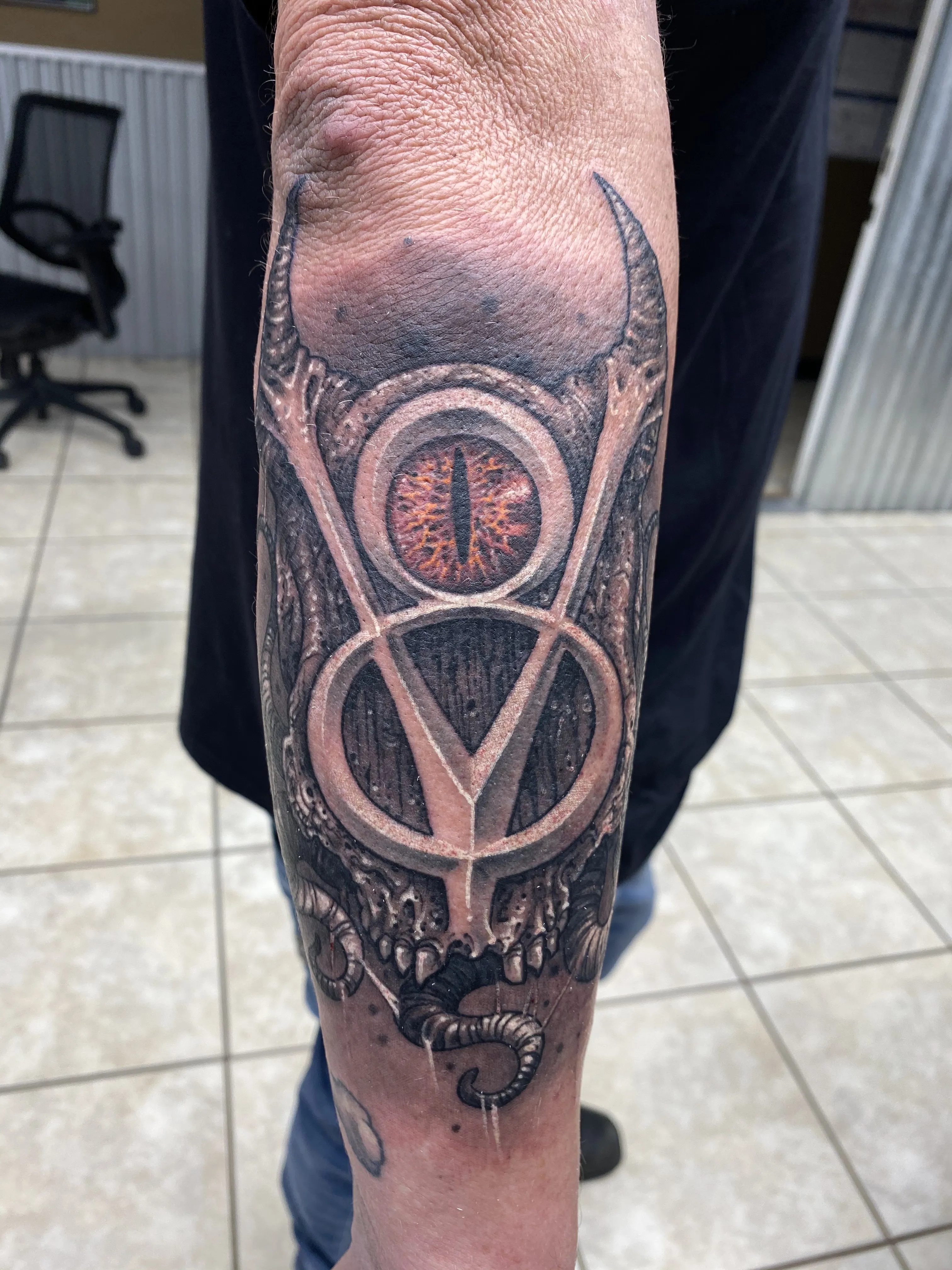 BLACK & GREY tattoo by Disciple Tattoo
