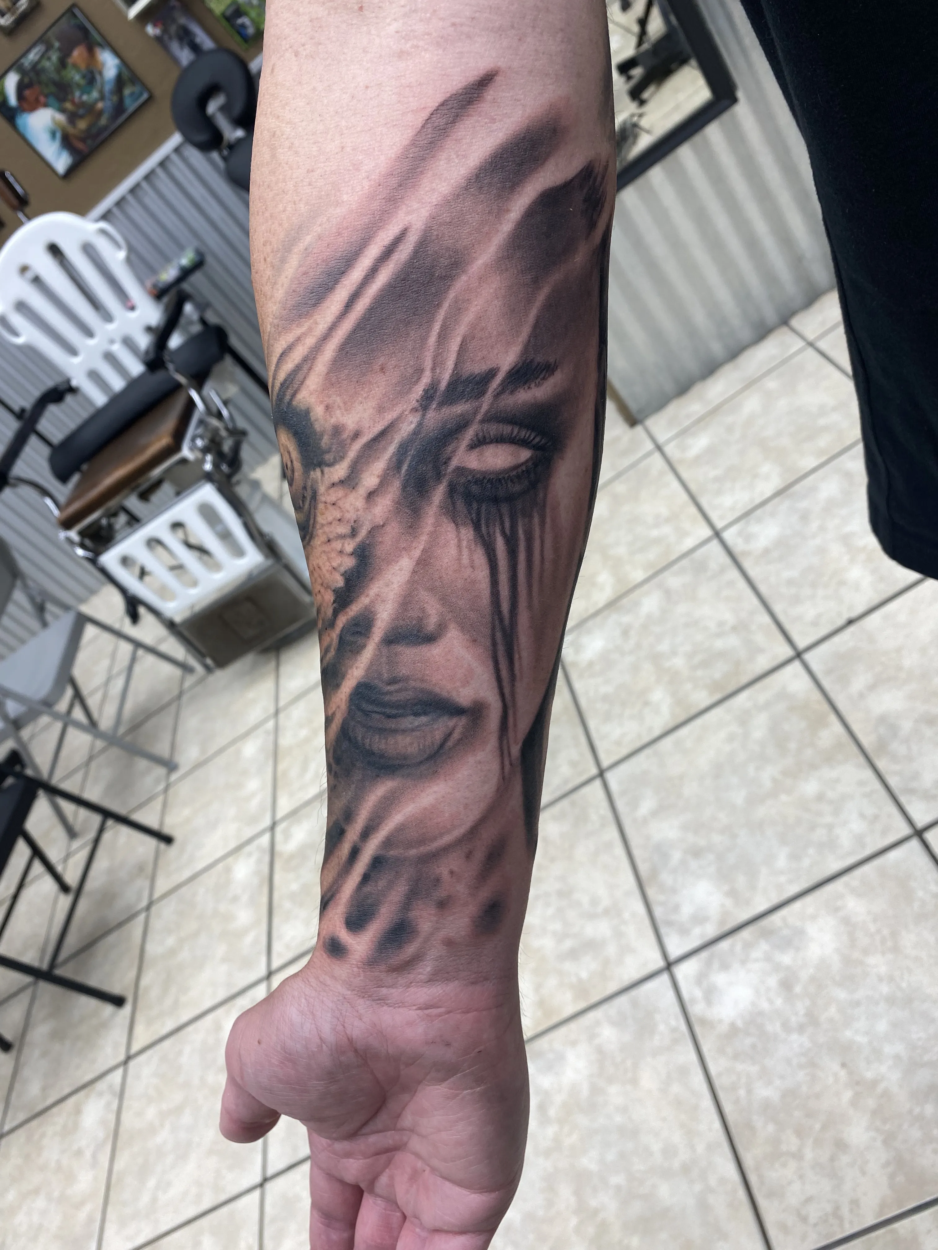 BLACK & GREY tattoo by Disciple Tattoo