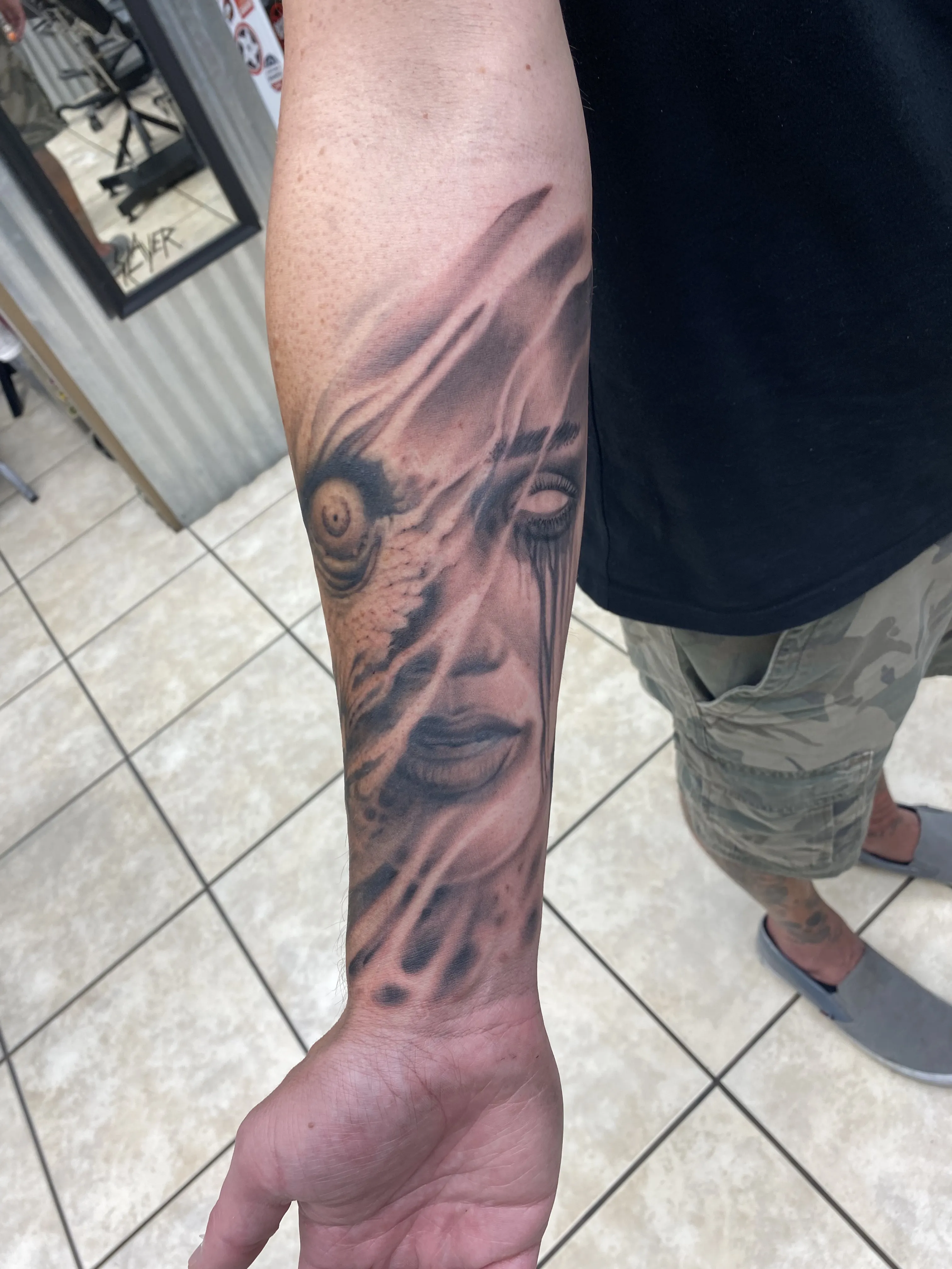 BLACK & GREY tattoo by Disciple Tattoo