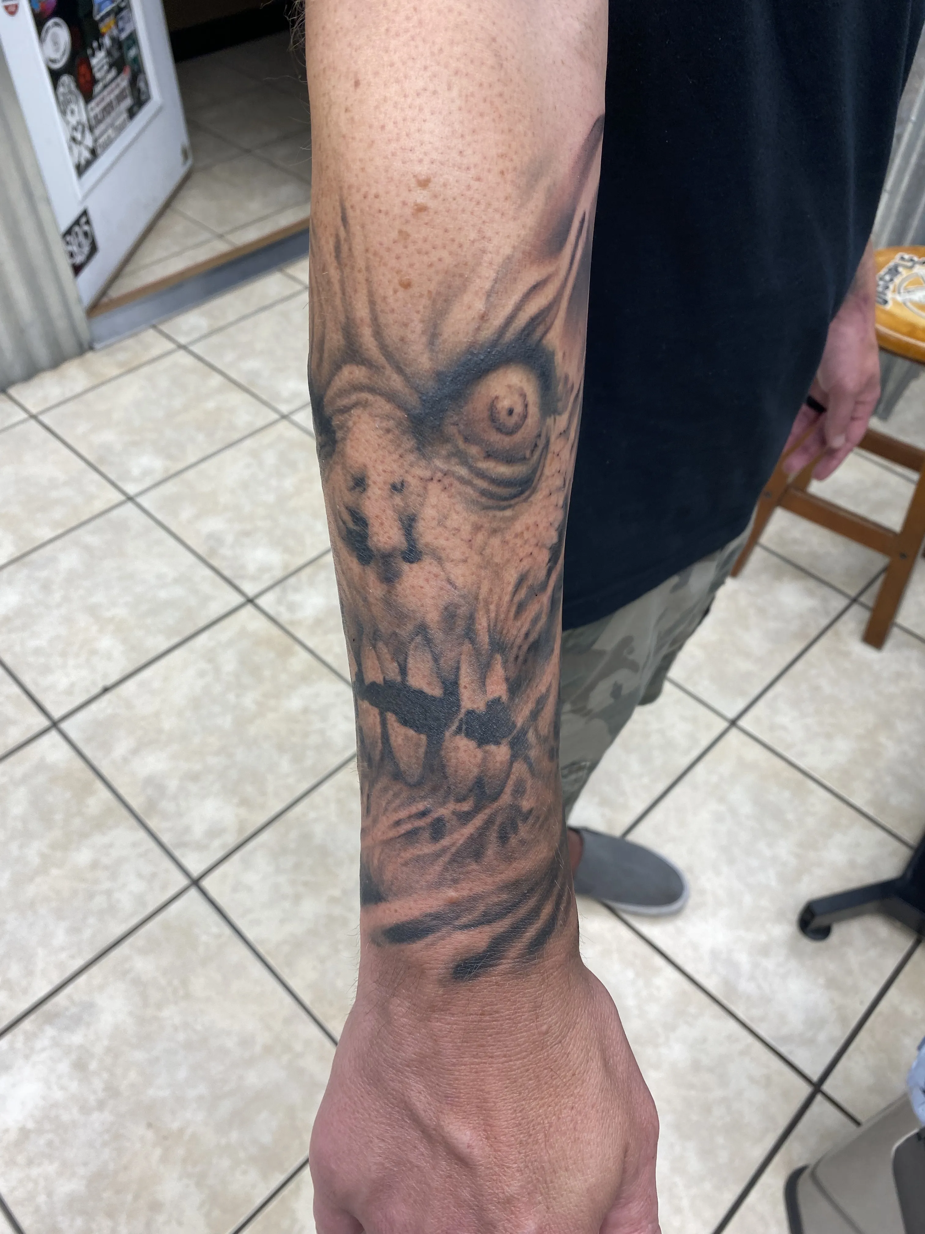BLACK & GREY tattoo by Disciple Tattoo