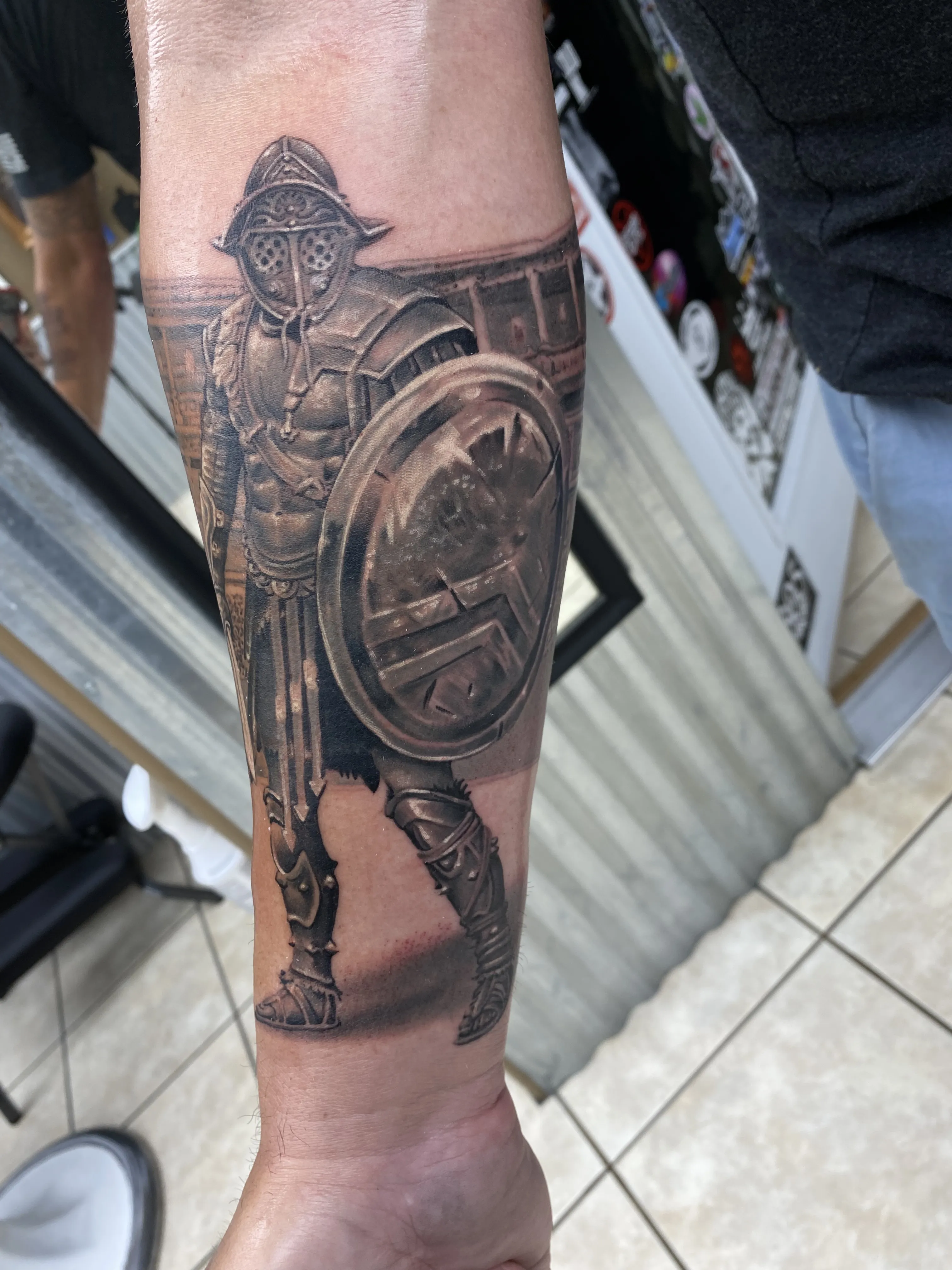 BLACK & GREY tattoo by Disciple Tattoo