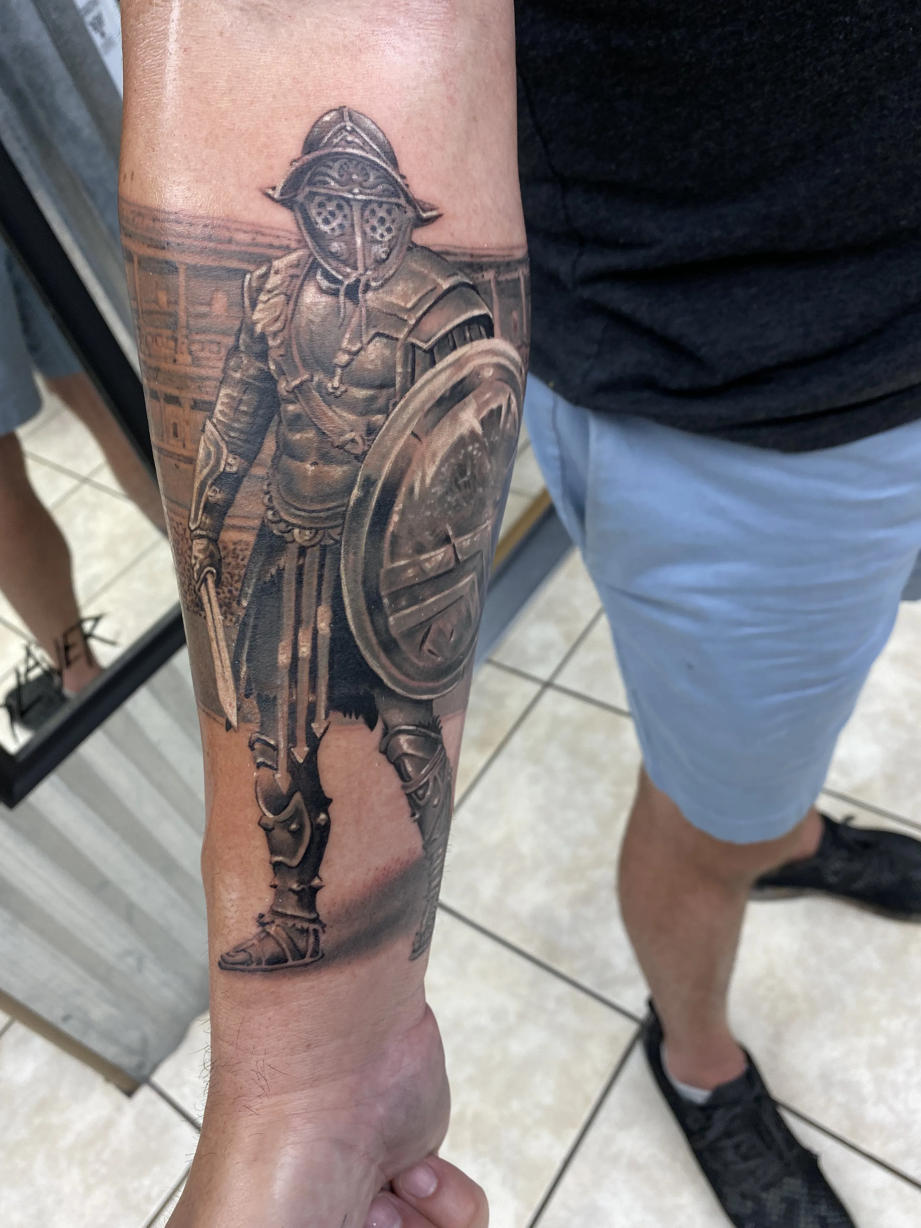 BLACK & GREY tattoo by Disciple Tattoo