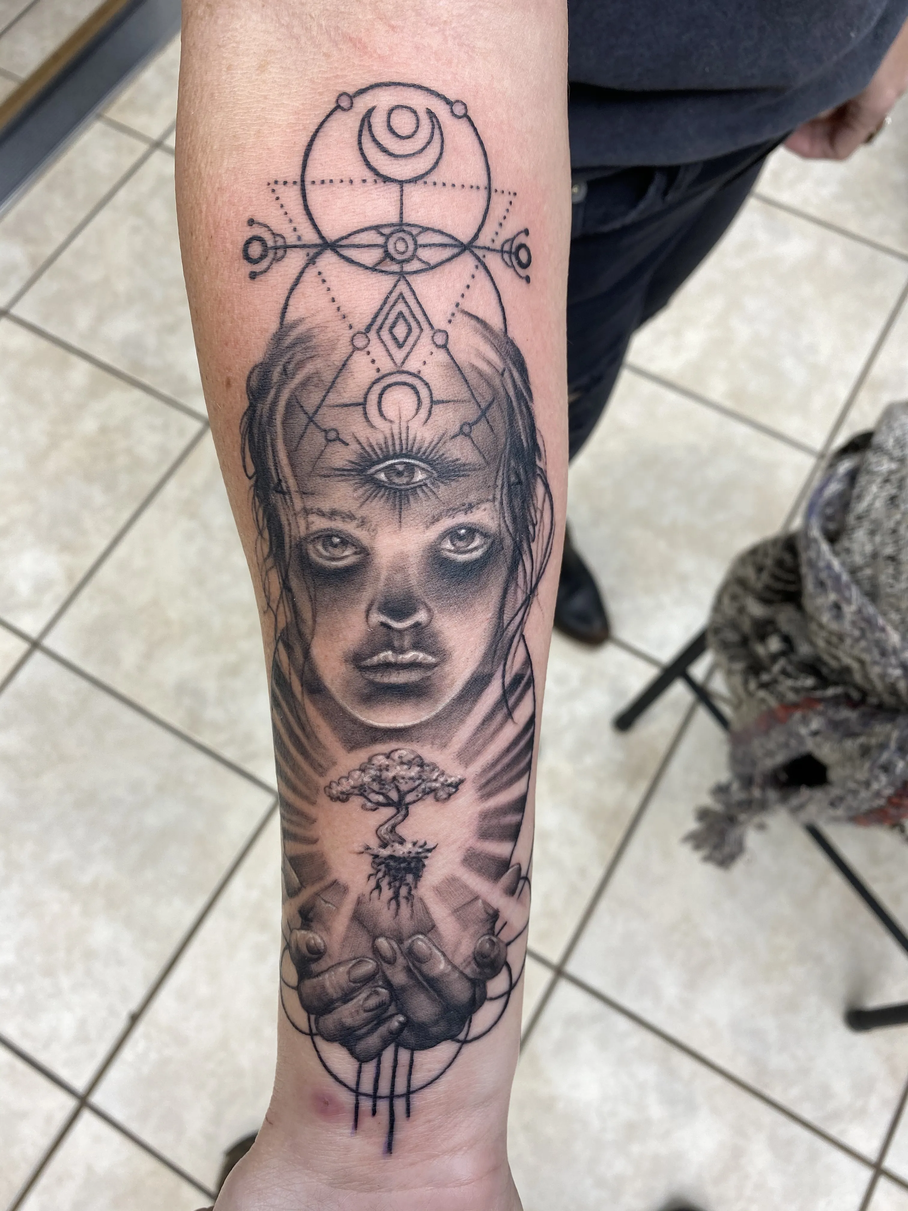 BLACK & GREY tattoo by Disciple Tattoo